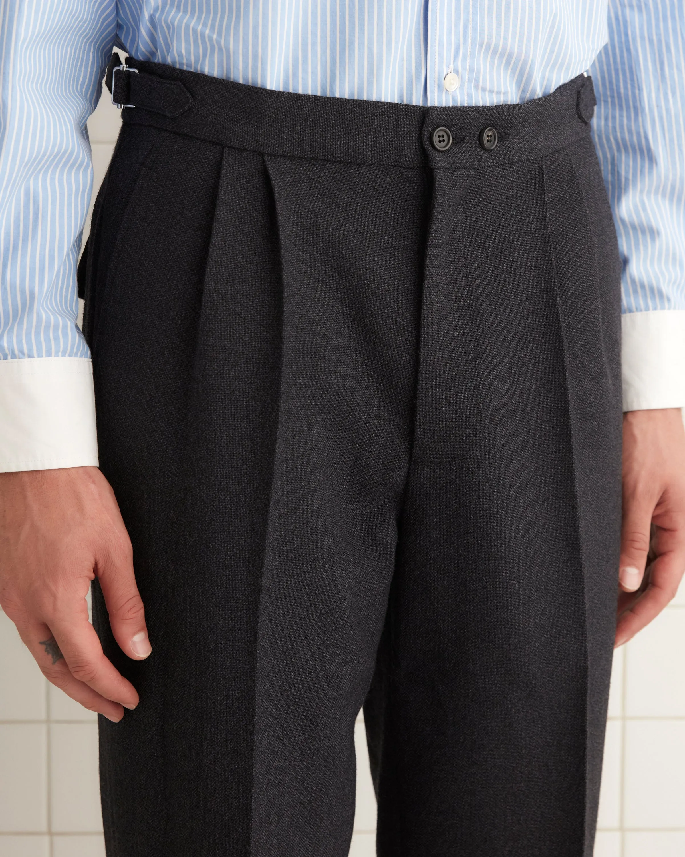 Thornproof Pleated Trousers sold by BODE product image thumbnail 2