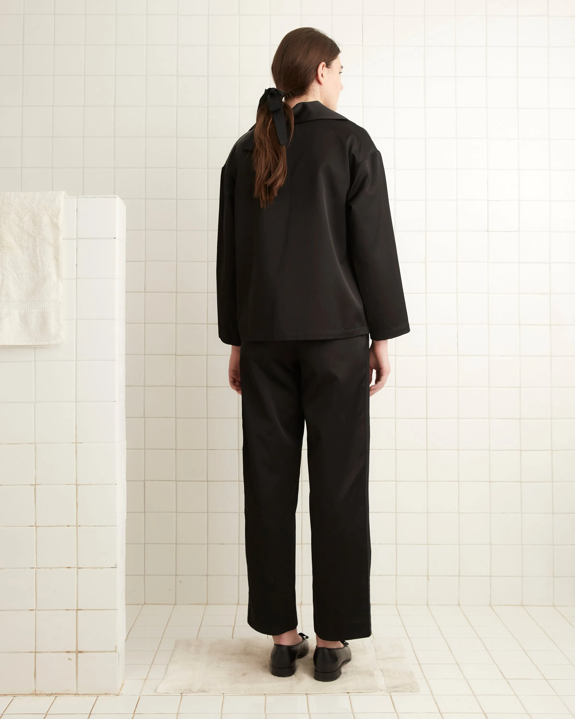 Sheen Bonnie Shirt - Black sold by BODE product image thumbnail 3