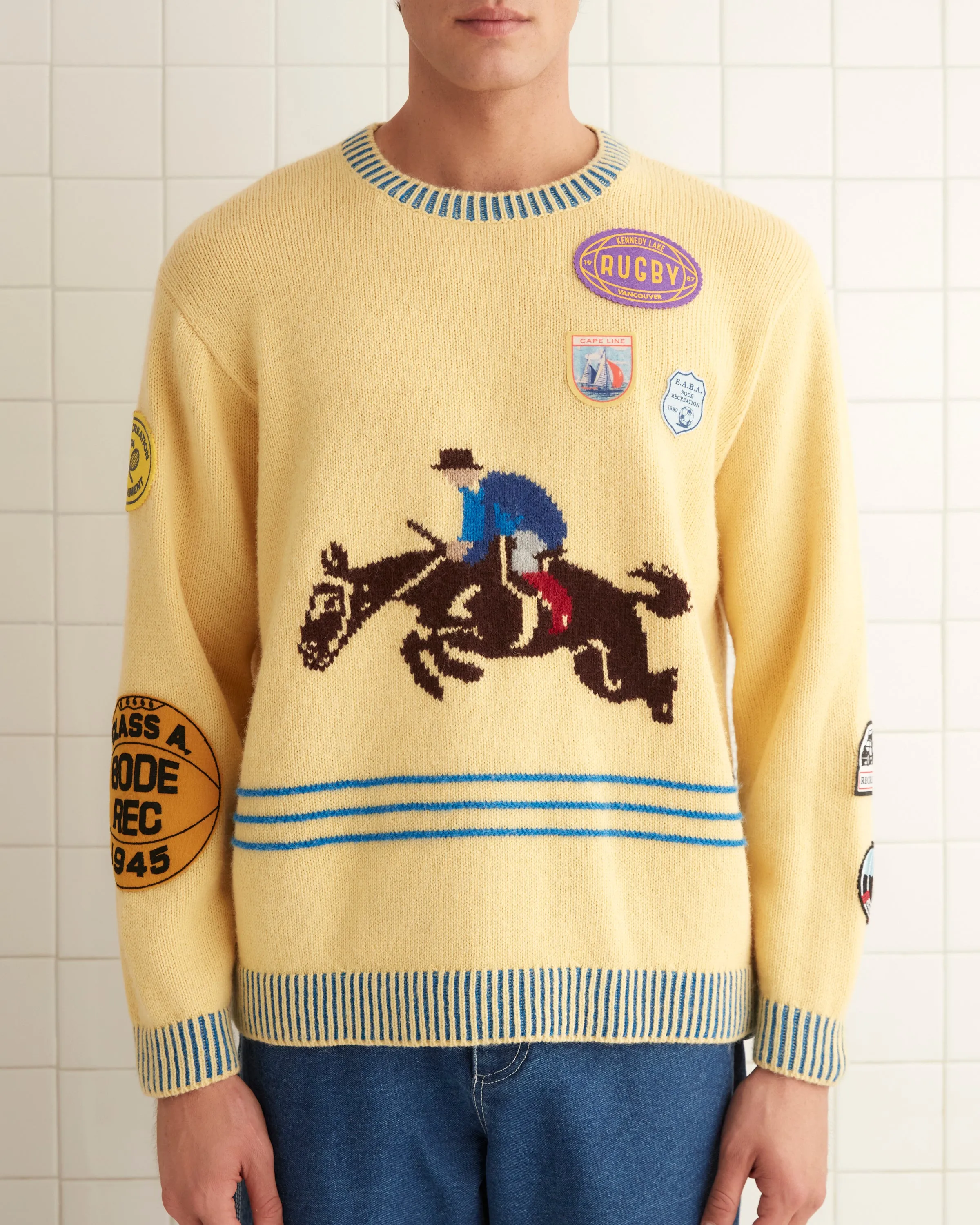 Jockey Sweater sold by BODE product image thumbnail 2
