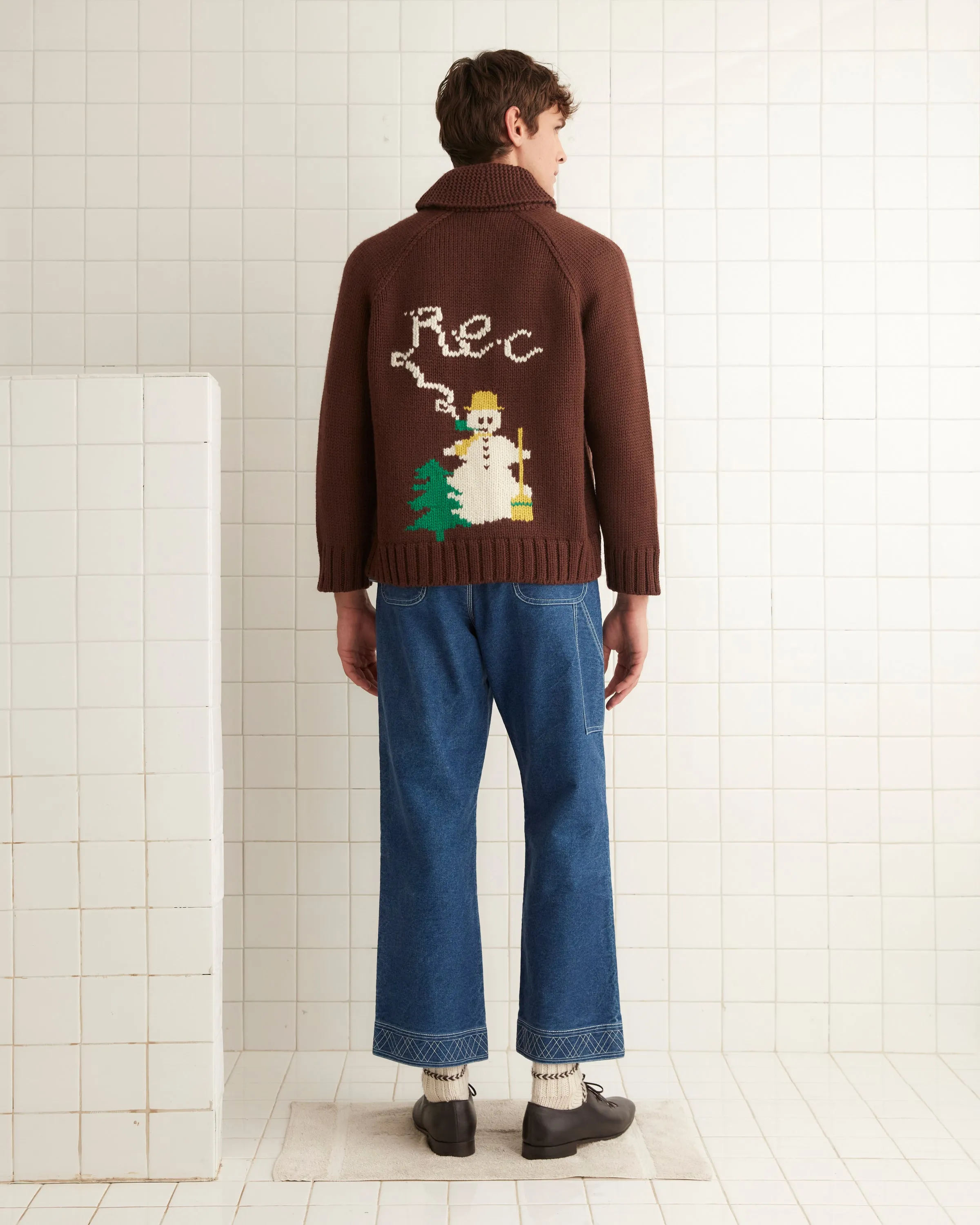 Fir Shawl Collar Cardigan sold by BODE product image thumbnail 3