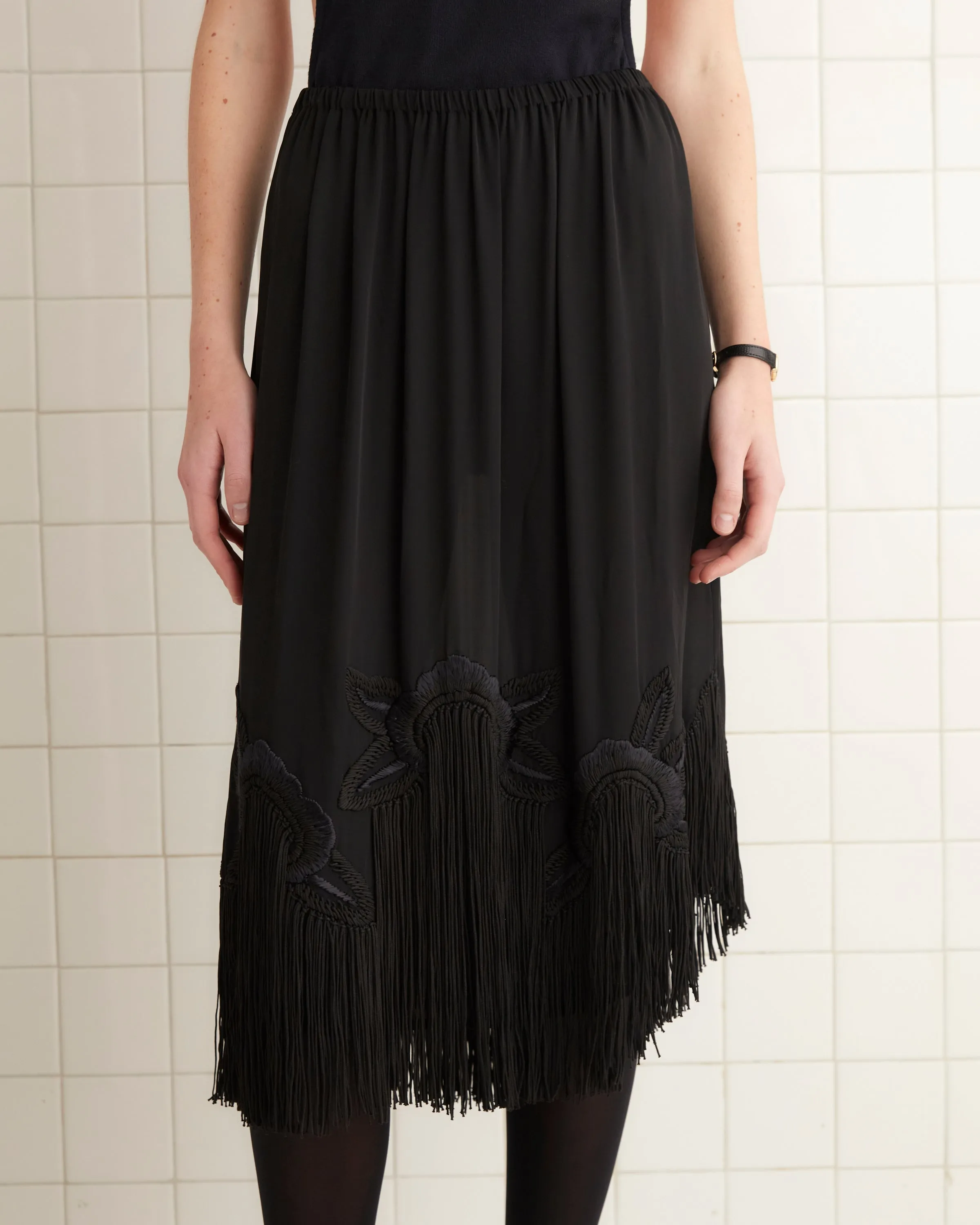 Daffodil Fringe Skirt sold by BODE product image thumbnail 2