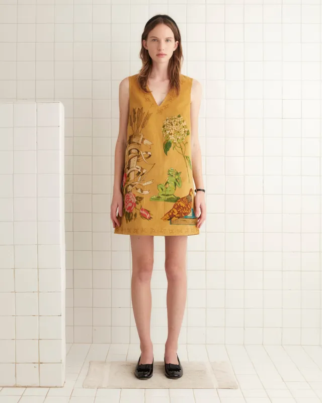 Hydrangea Senior Cord Dress sold by BODE