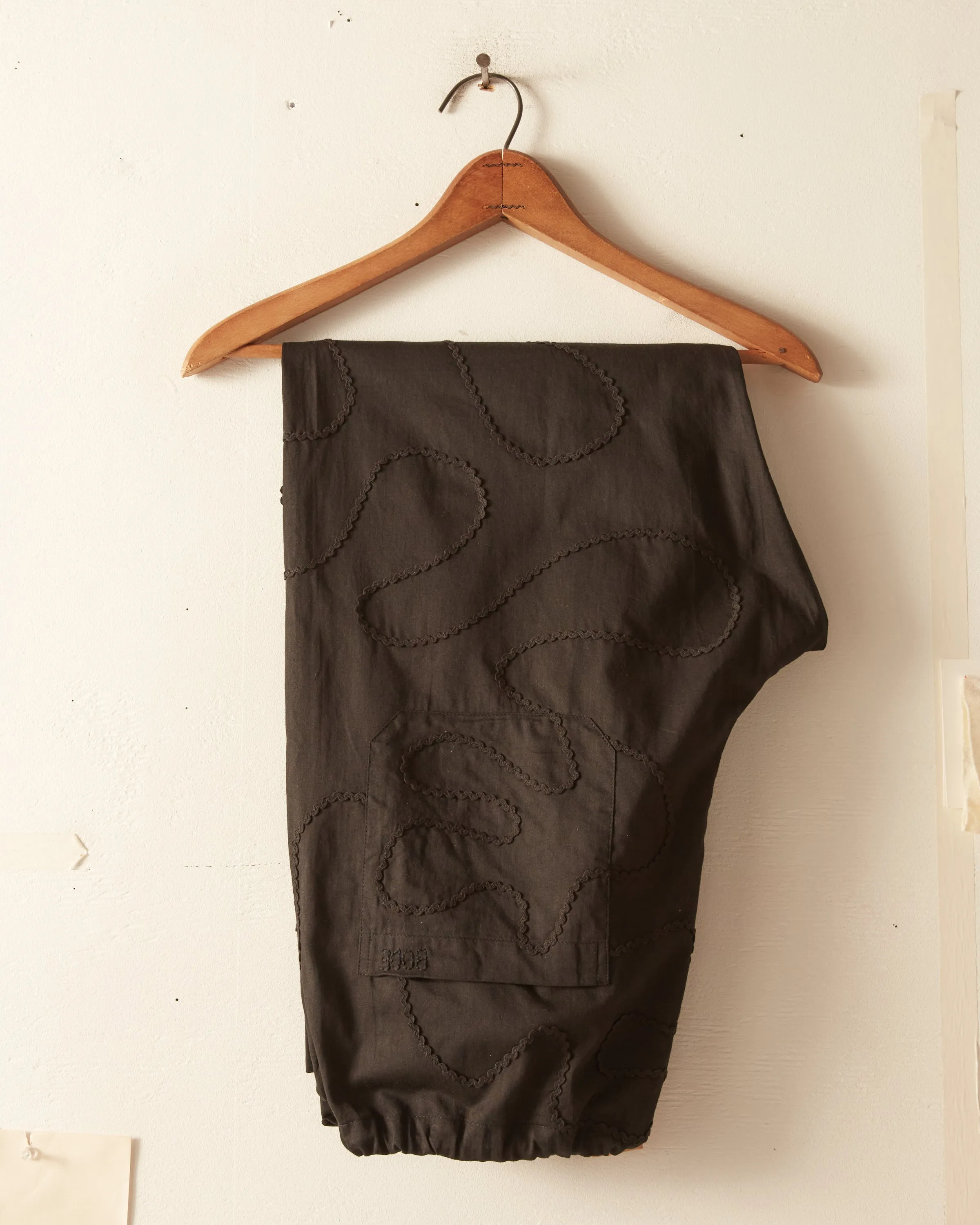 Rickrack Pajama Pants - Black sold by BODE product image thumbnail 2