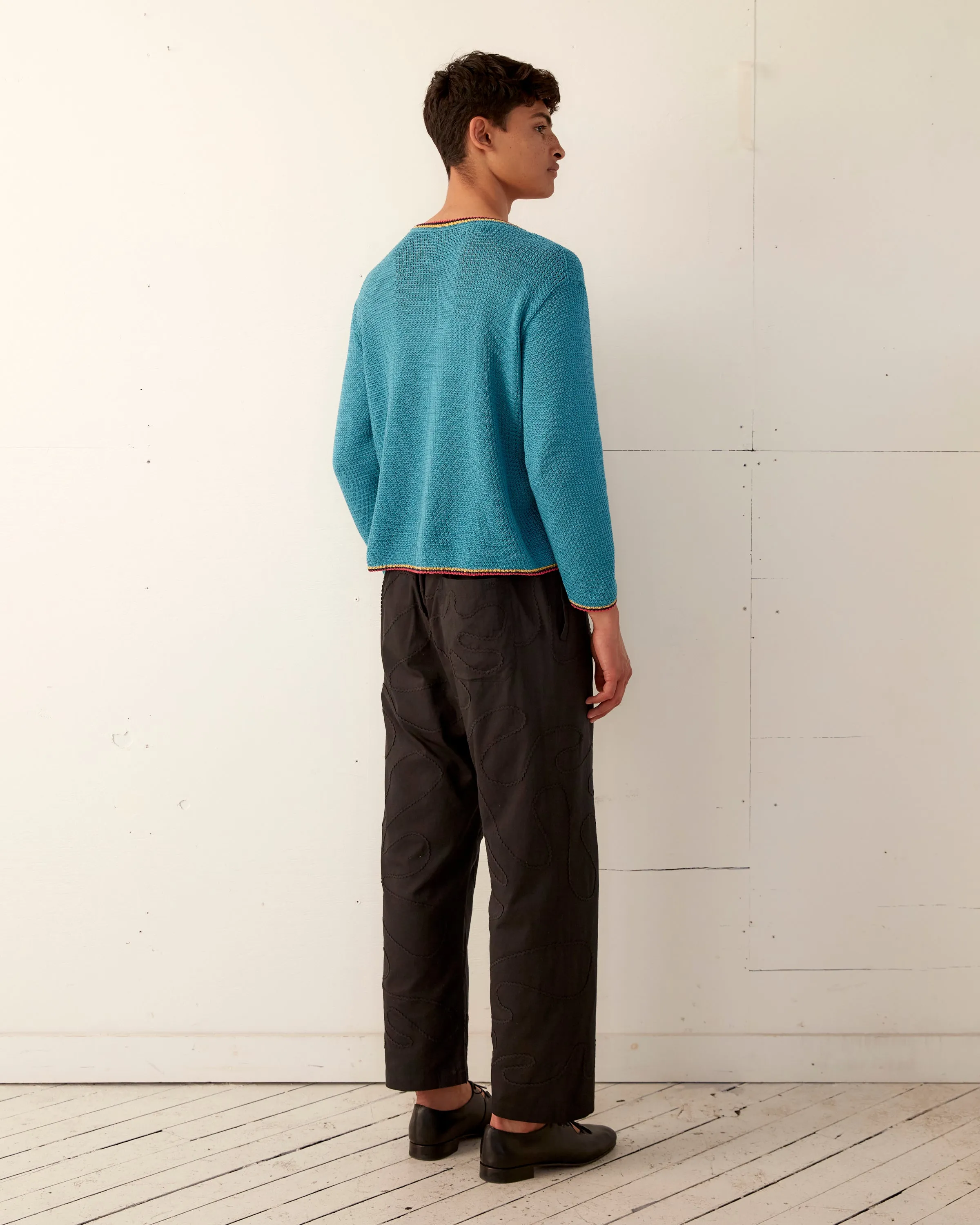 Rickrack Pajama Pants - Black sold by BODE product image thumbnail 5