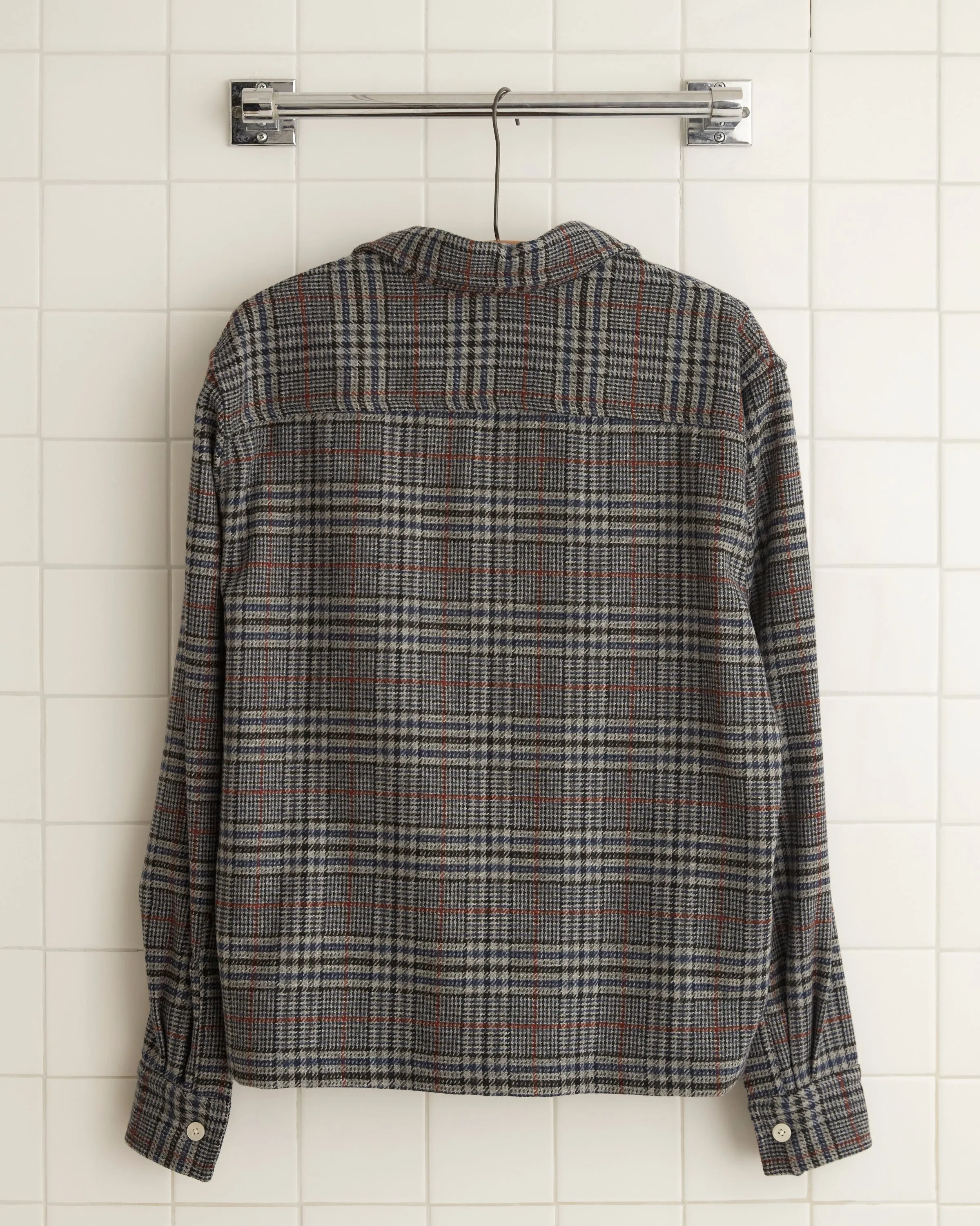 Naval Glen Plaid Long Sleeve Shirt sold by BODE product image thumbnail 3