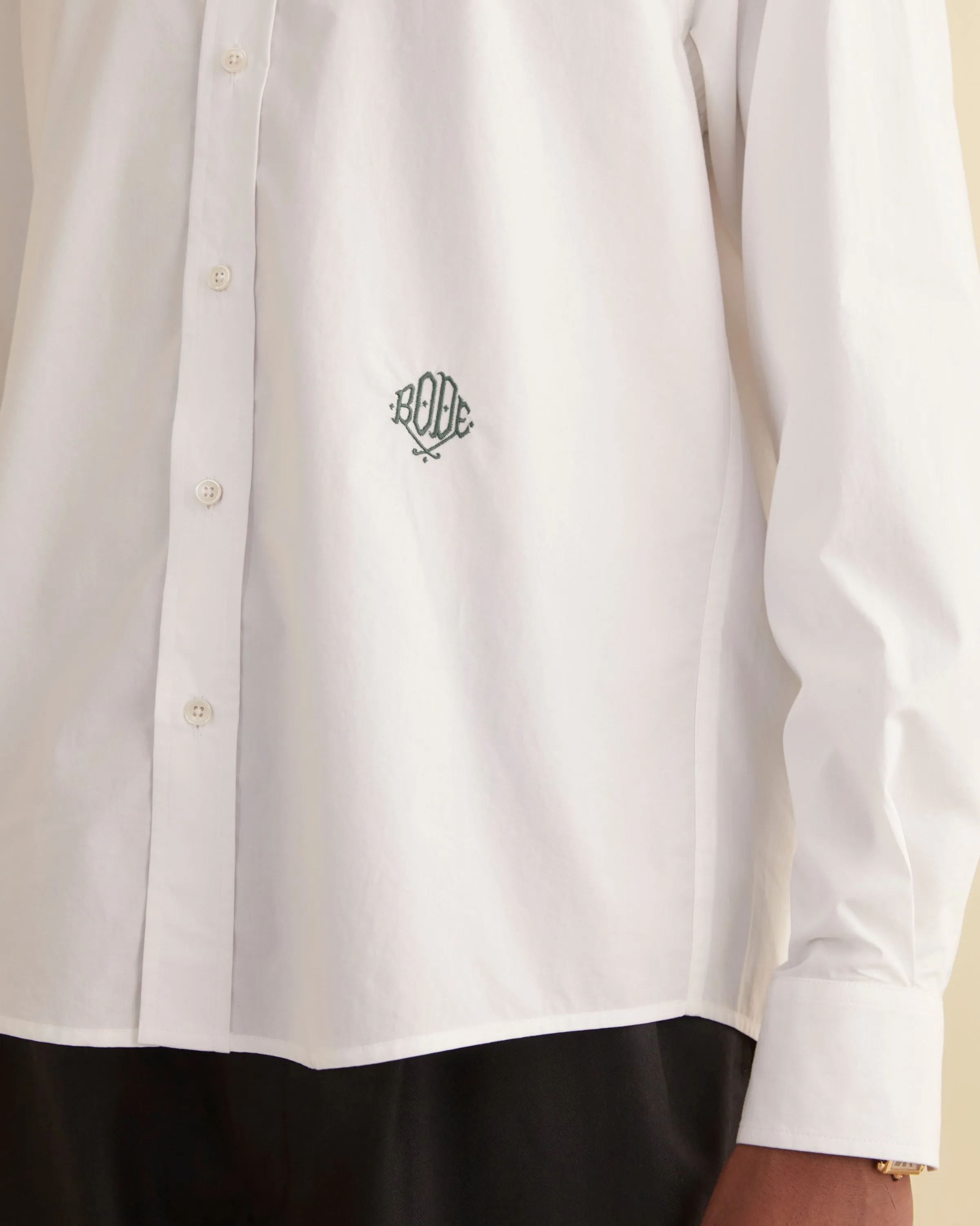 Monogrammed Poplin Shirt sold by BODE product image thumbnail 2