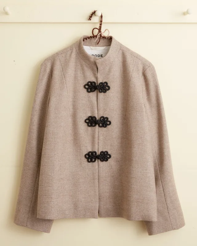 Caledonia Check Jacket - S sold by BODE