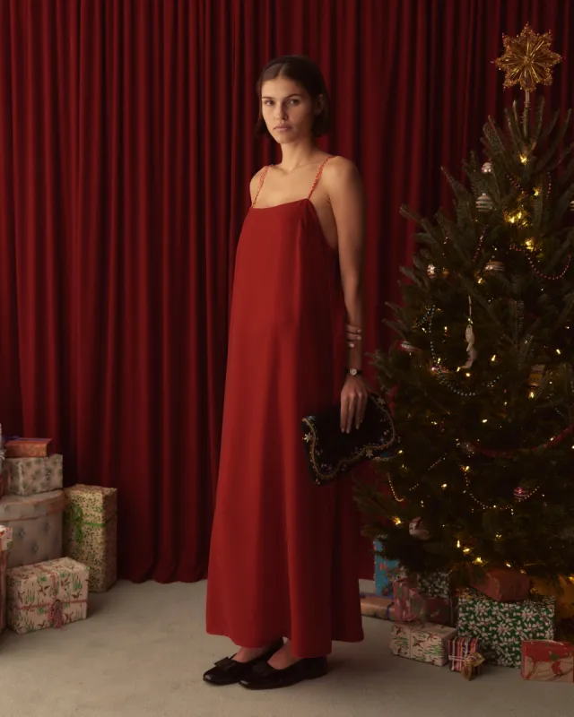 Velvet Bauble Dress - S made by BODE