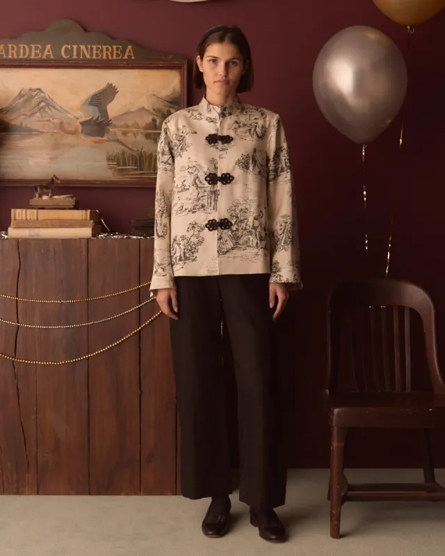 Satin Courting Jacket - S sold by BODE