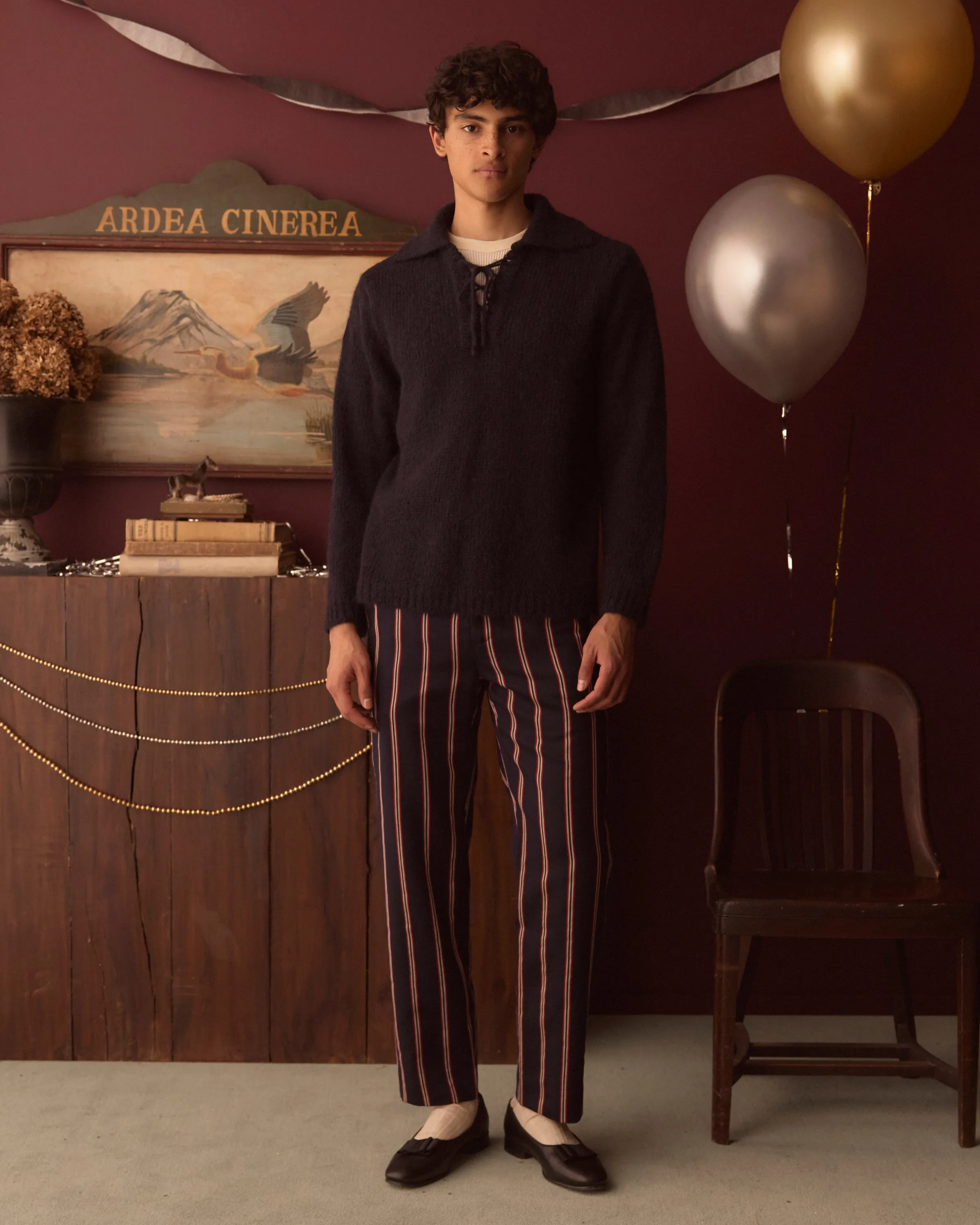 Navy Yard Trousers sold by BODE