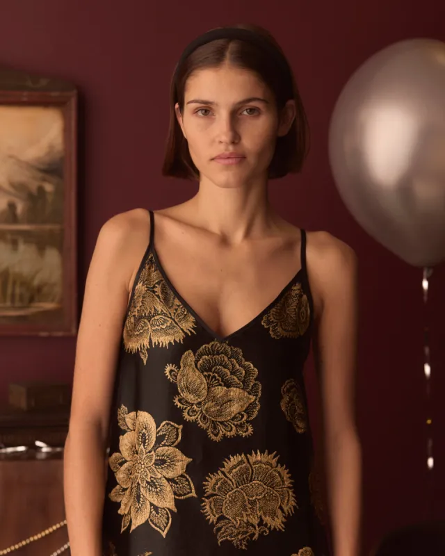 Foil Bloom Dress - S sold by BODE