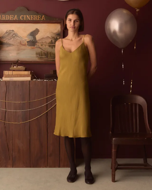 Ancien Slip Dress - 0 sold by BODE