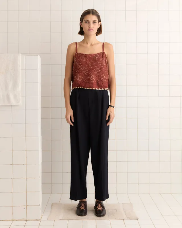 Flecked Diamond Tank - XS sold by BODE