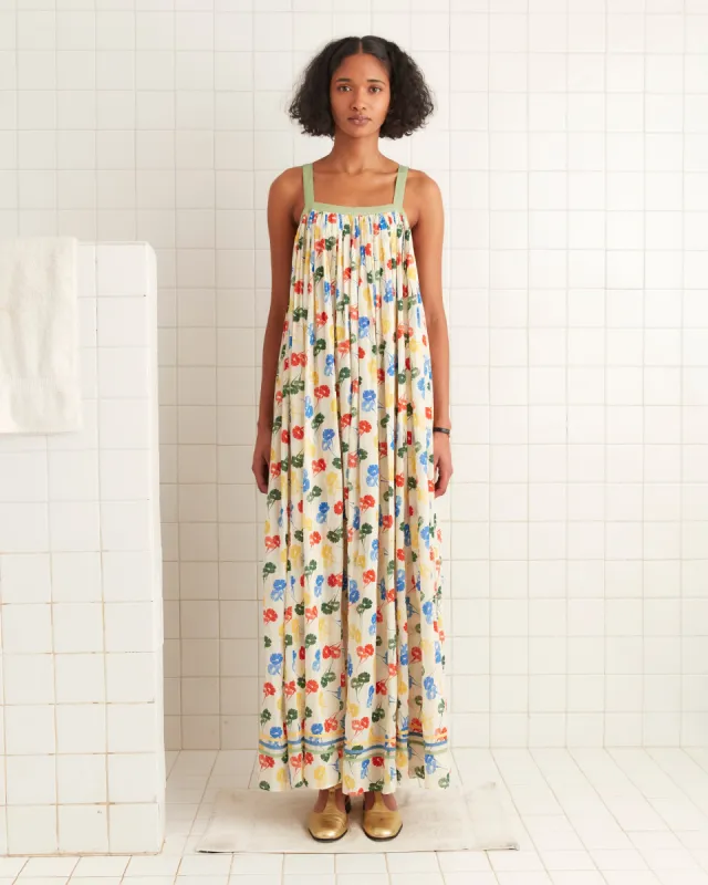 Flower Stamp Dress sold by BODE