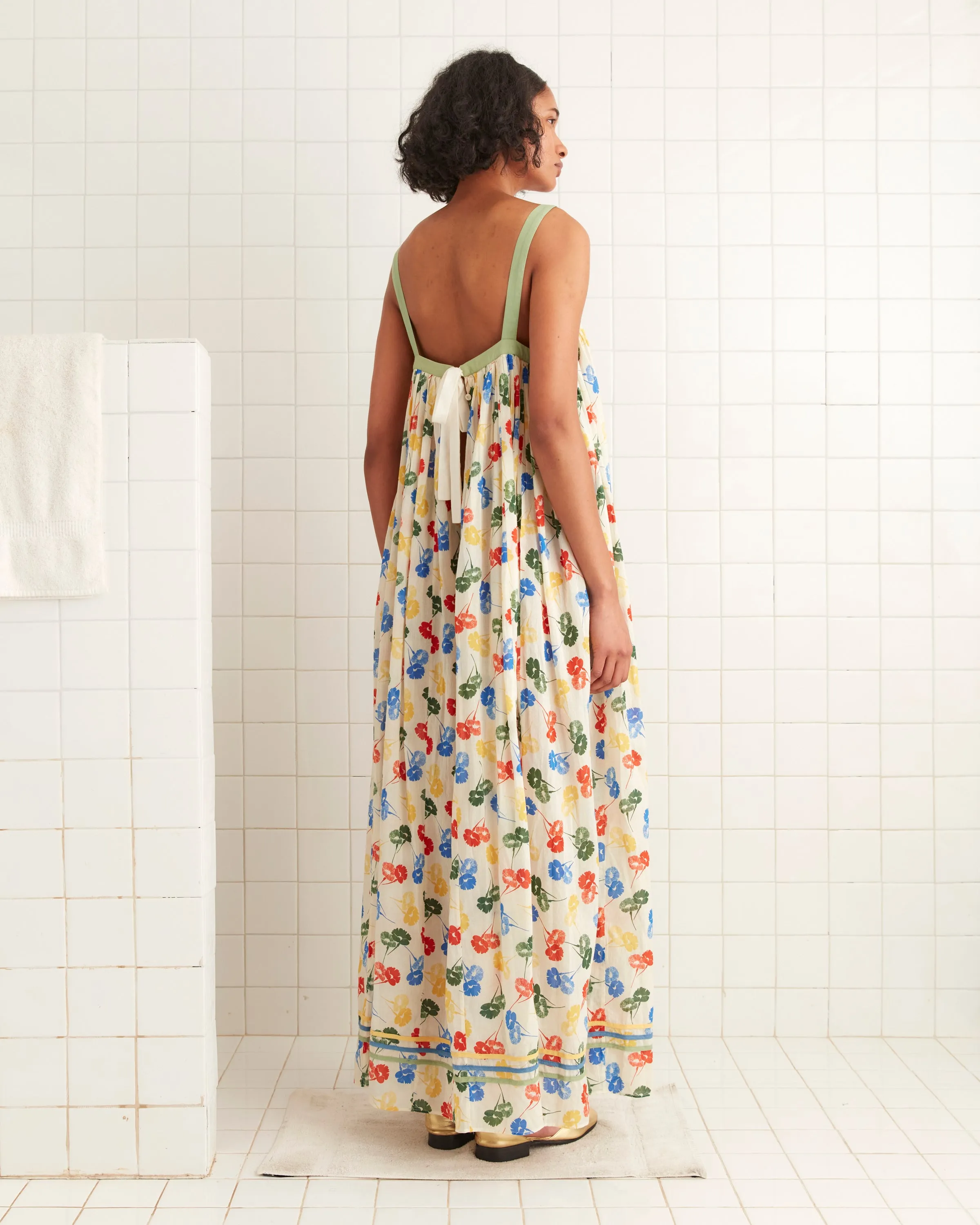 Flower Stamp Dress sold by BODE product image thumbnail 3