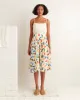 Flower Stamp Skirt sold by BODE