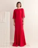 Beaded Claret Gown - Red sold by BODE