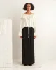 Satin Claret Blouse - White sold by BODE