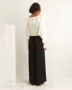 Satin Claret Blouse - White sold by BODE