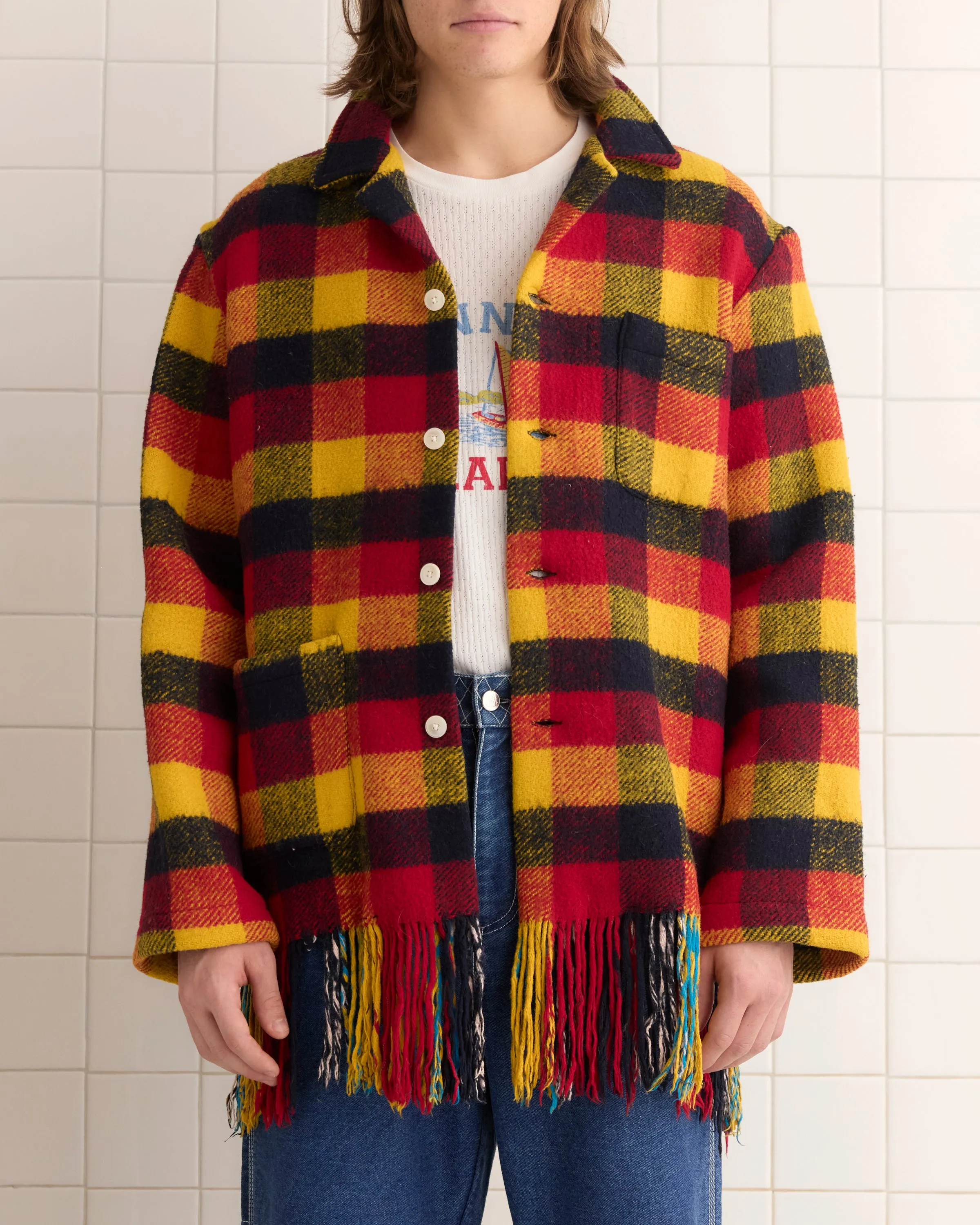 Flaming Ash Overshirt - M/L sold by BODE product image thumbnail 2