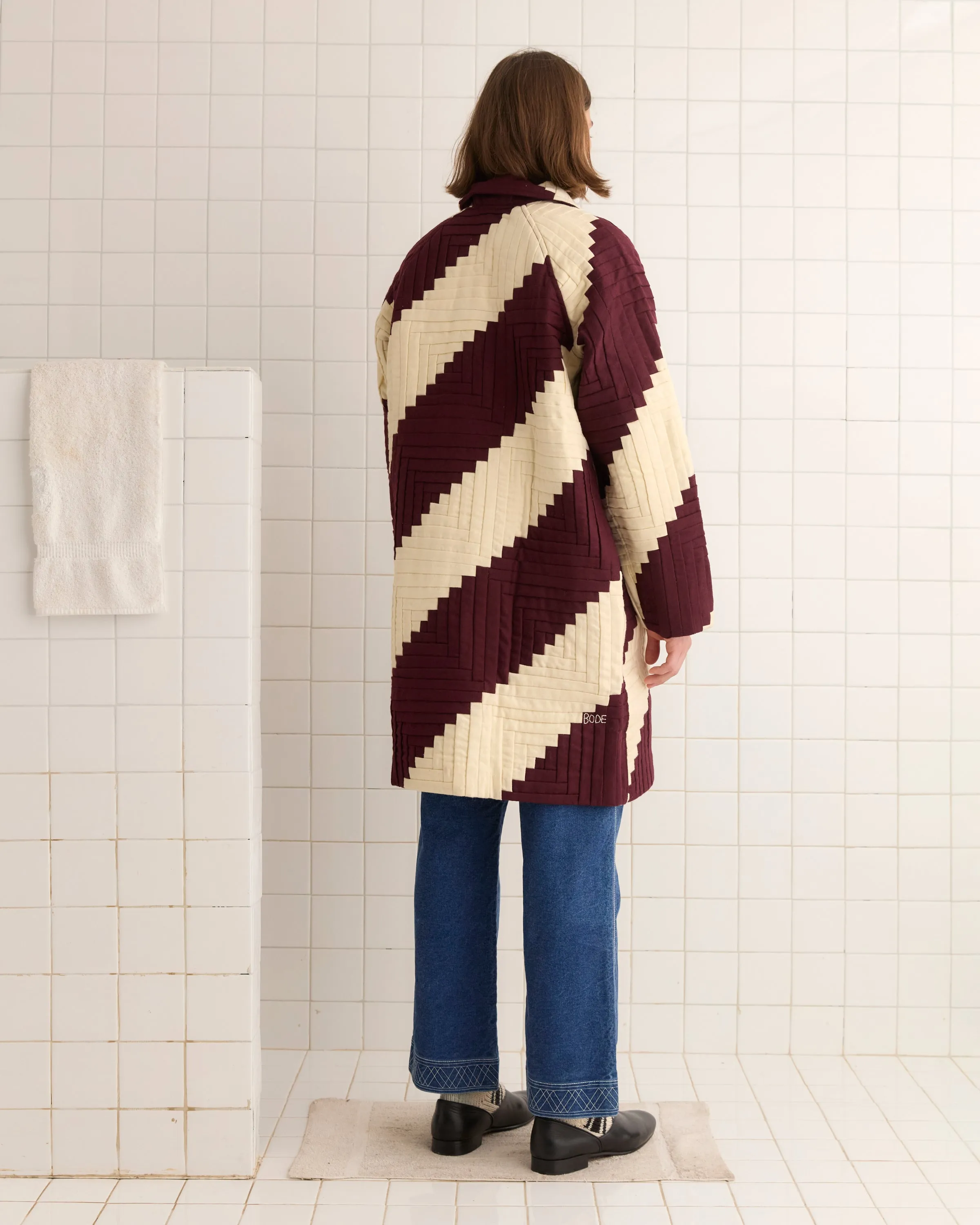 Log Cabin Suiting Coat sold by BODE product image thumbnail 3