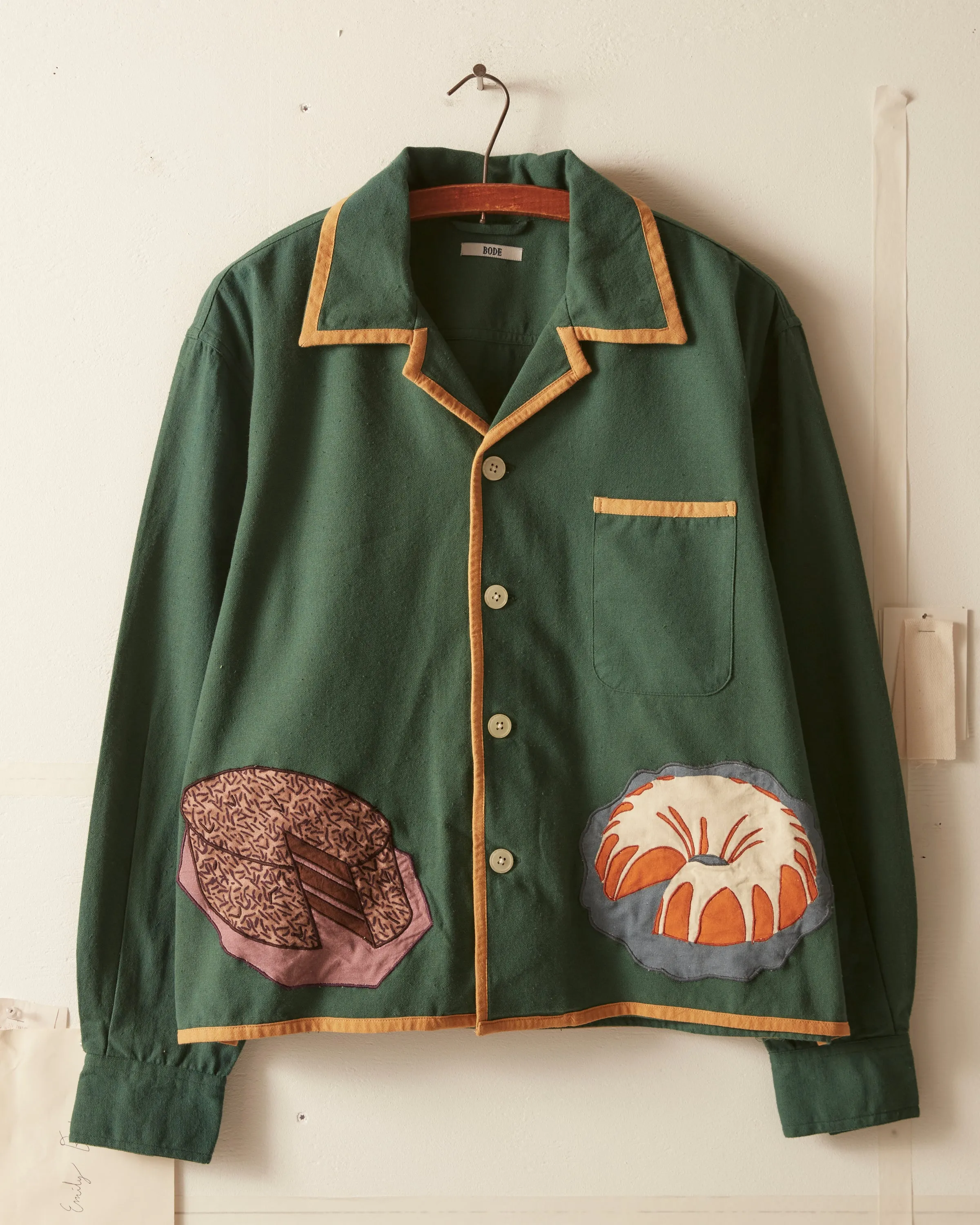 Dessert Appliqué Long Sleeve Shirt sold by BODE