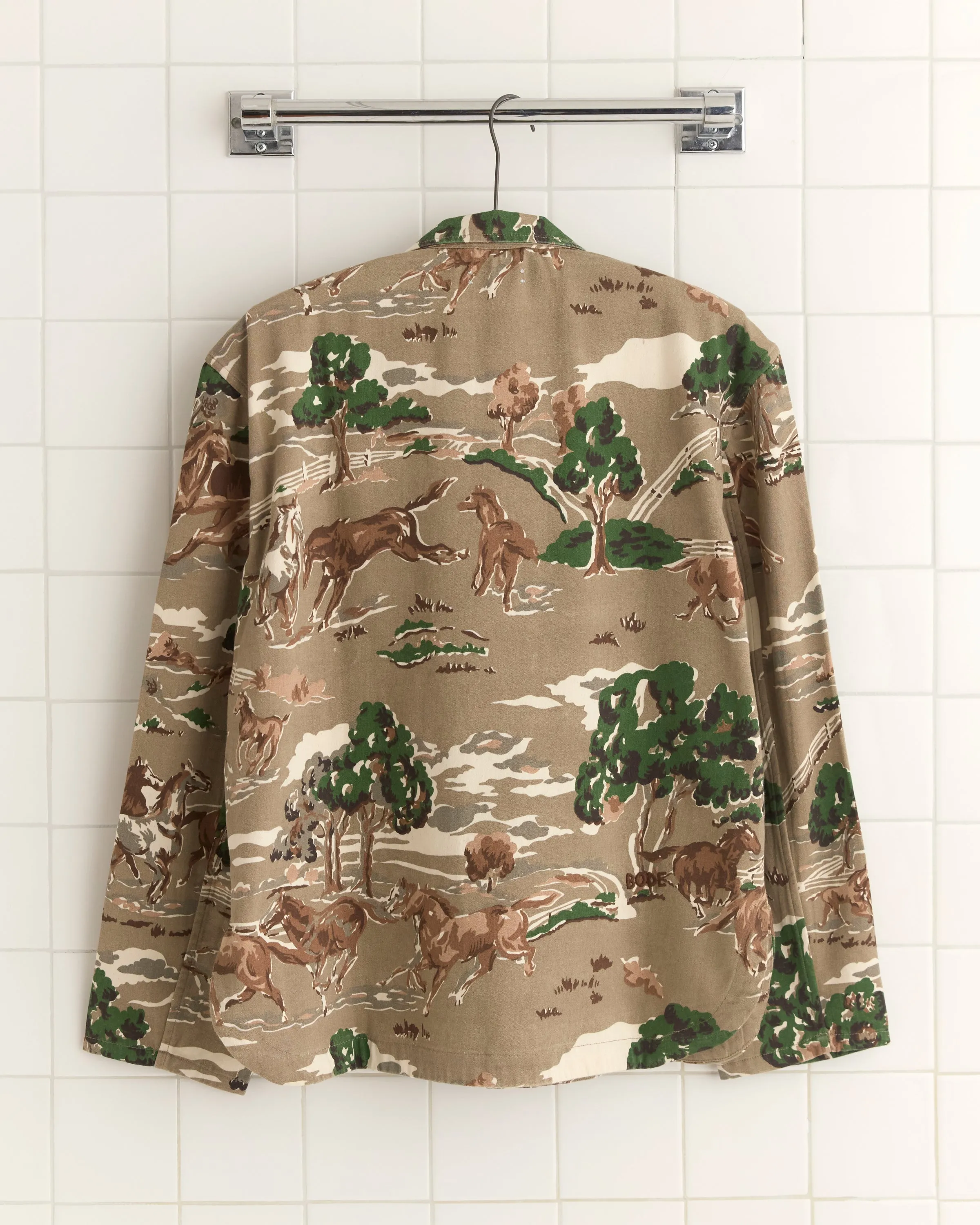 Galloping Horses Long Sleeve Shirt sold by BODE product image thumbnail 3