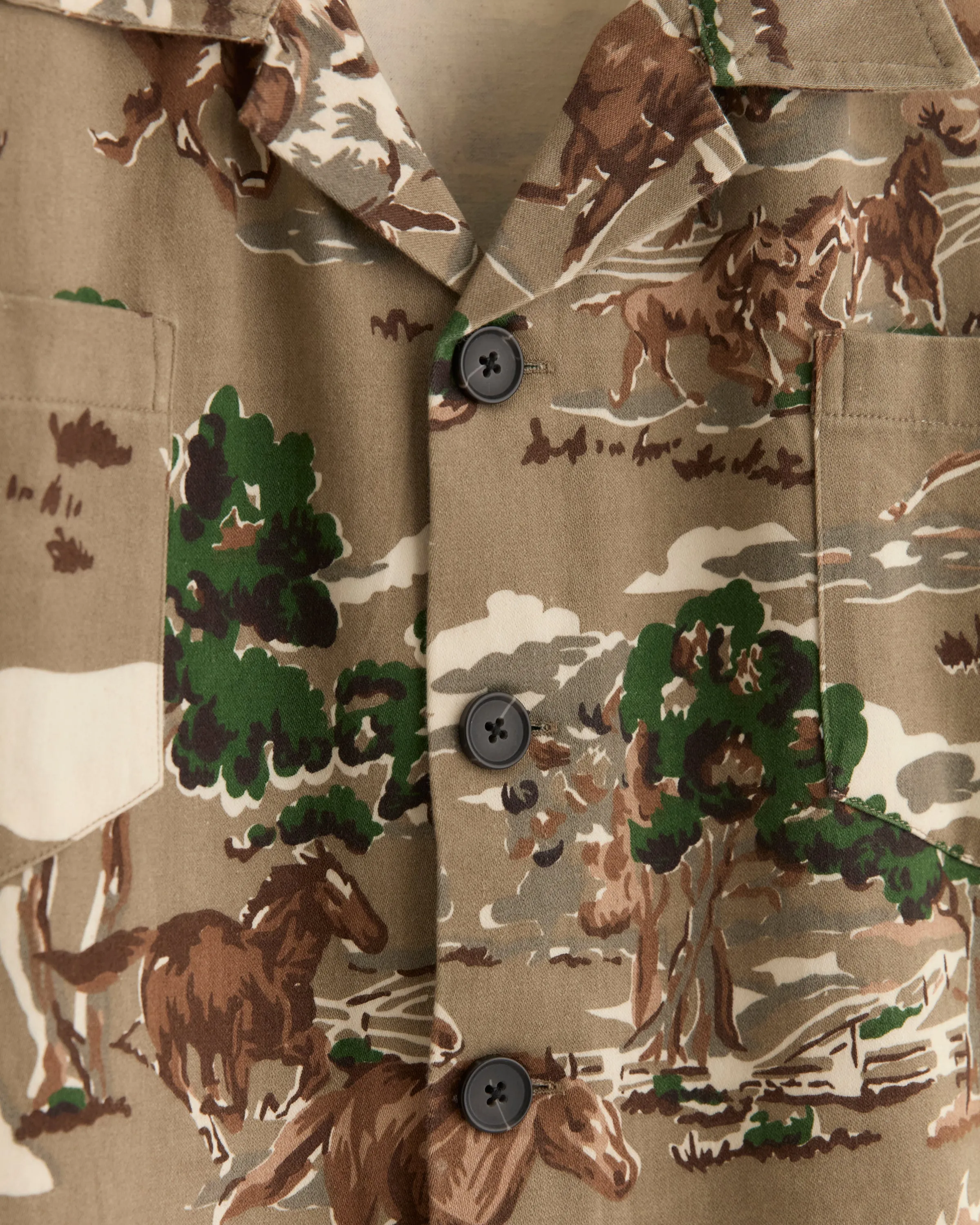 Galloping Horses Long Sleeve Shirt sold by BODE product image thumbnail 2