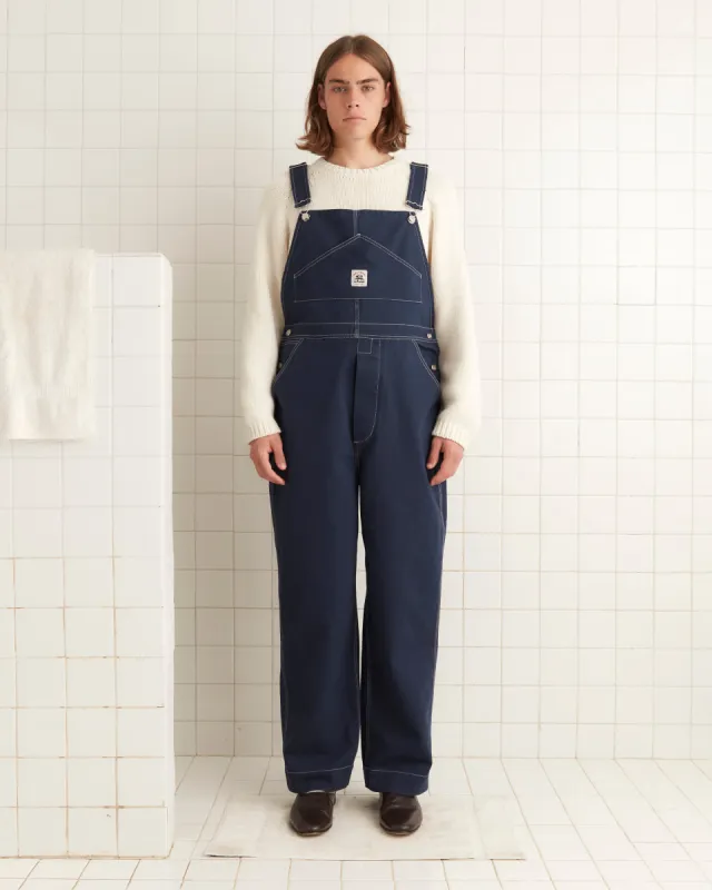Knolly Brook Overalls - Dark Navy made by BODE