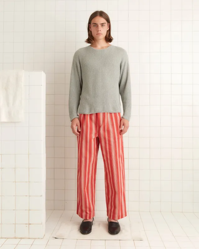 Parasol Stripe McNab Trousers sold by BODE