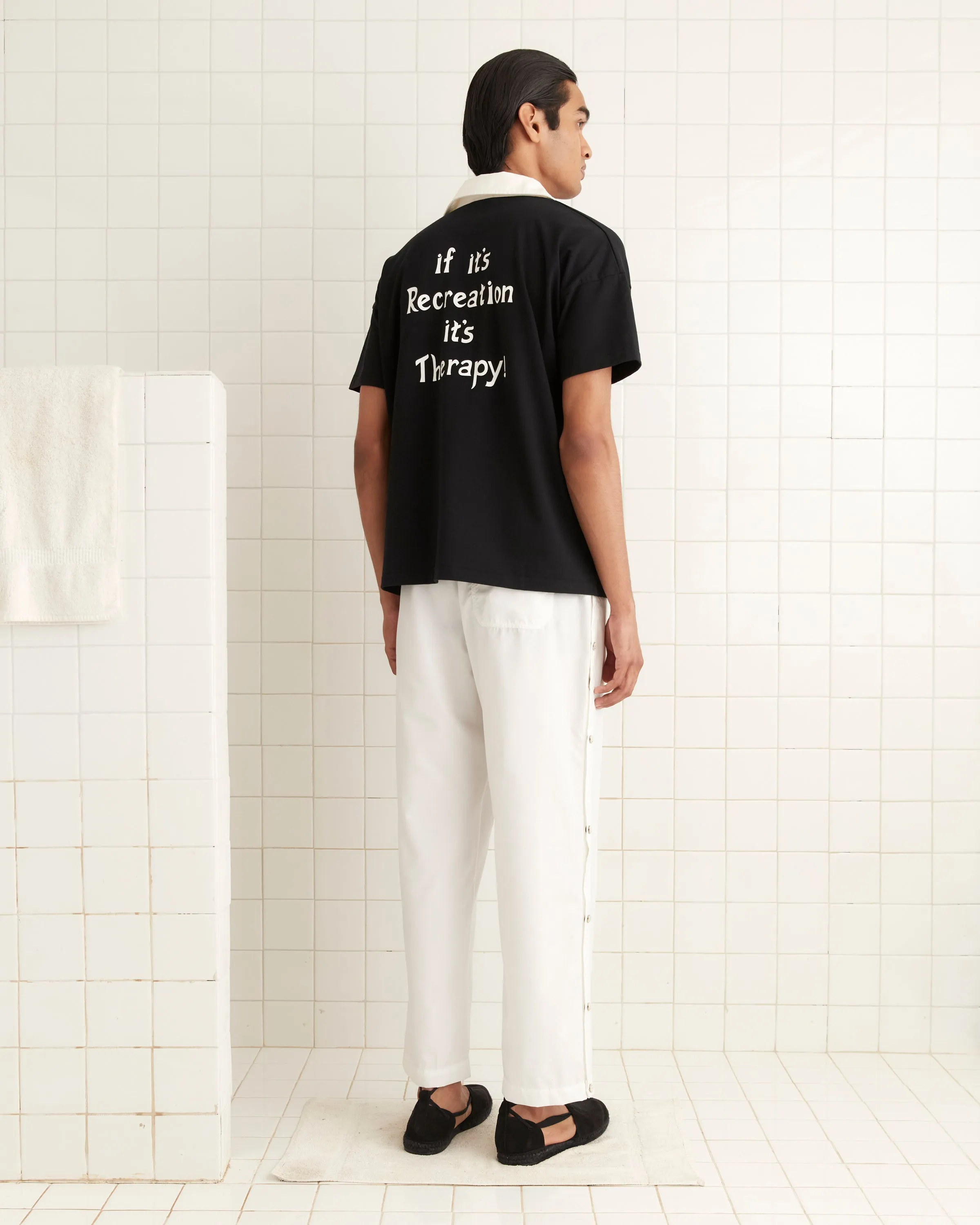 Recreation Polo - Black sold by BODE product image thumbnail 3