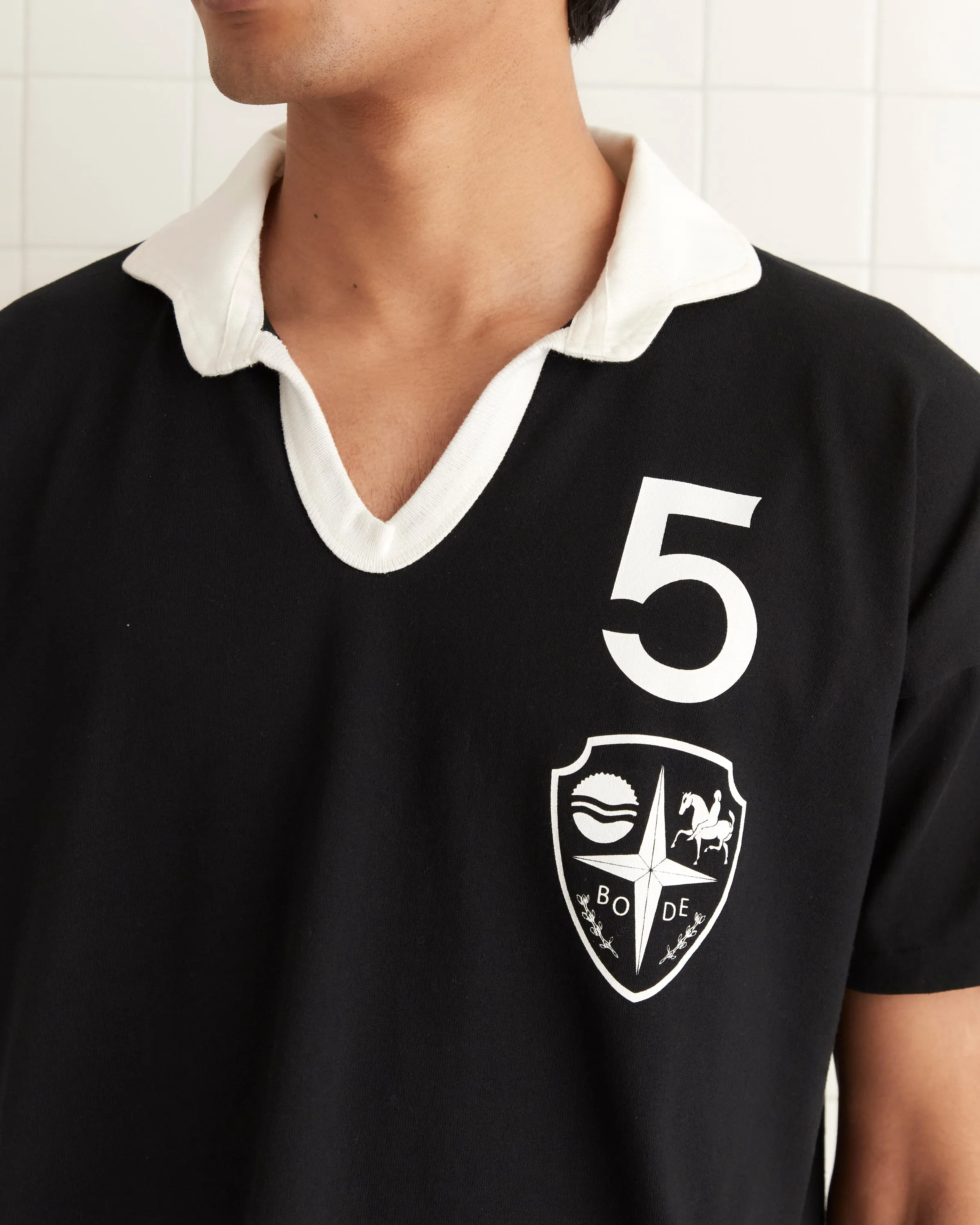 Recreation Polo - Black sold by BODE product image thumbnail 2