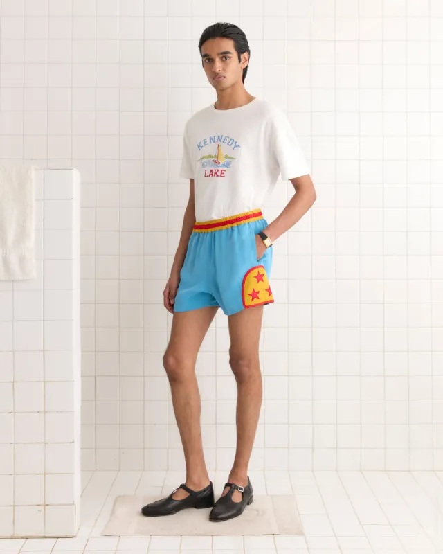 Star Field Shorts - Blue made by BODE