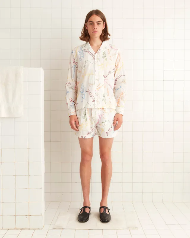 Signature Scrawl Shirt made by BODE