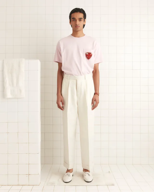 Crest Pocket Tee - Pink sold by BODE