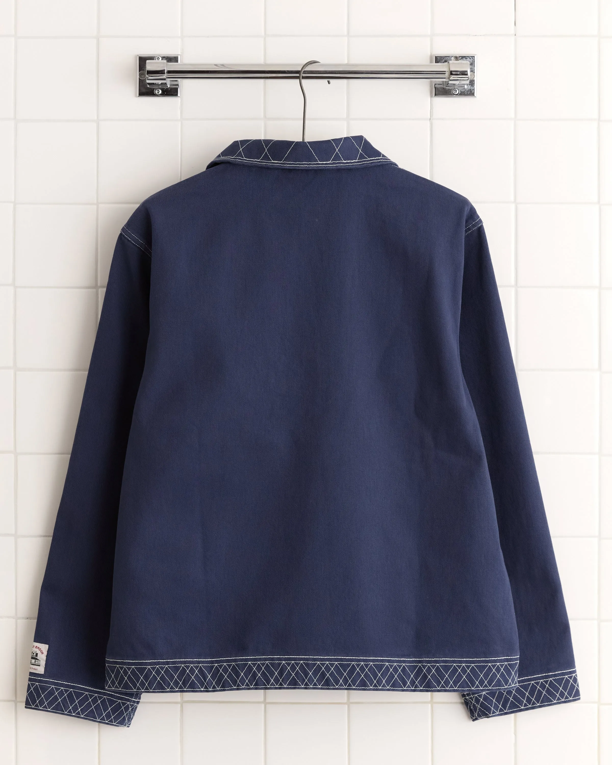 Embroidered Knolly Brook Pullover - Indigo sold by BODE product image thumbnail 3