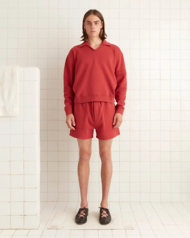 Crew Polo - Red sold by BODE