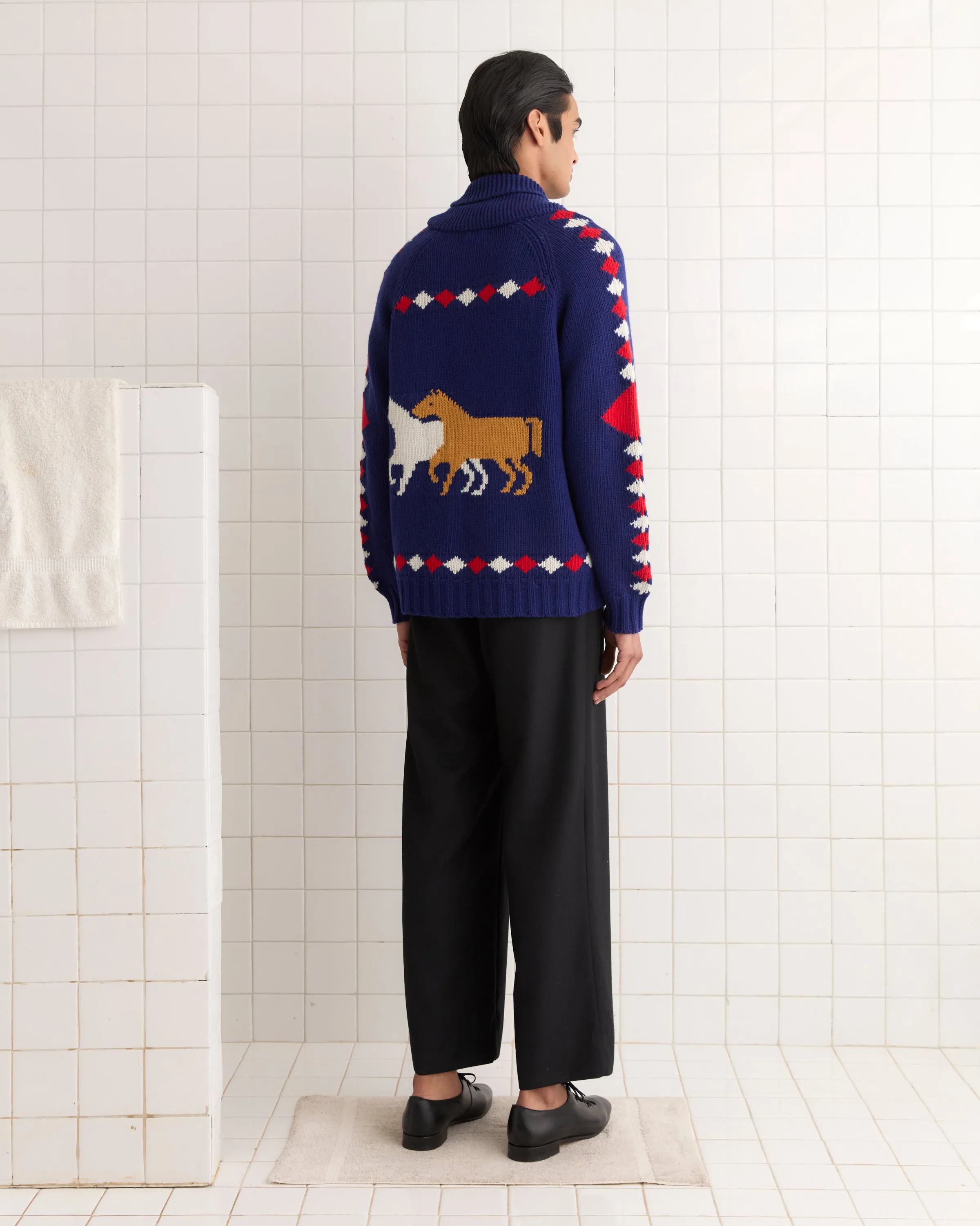 Diamond Corral Cardigan sold by BODE product image thumbnail 3