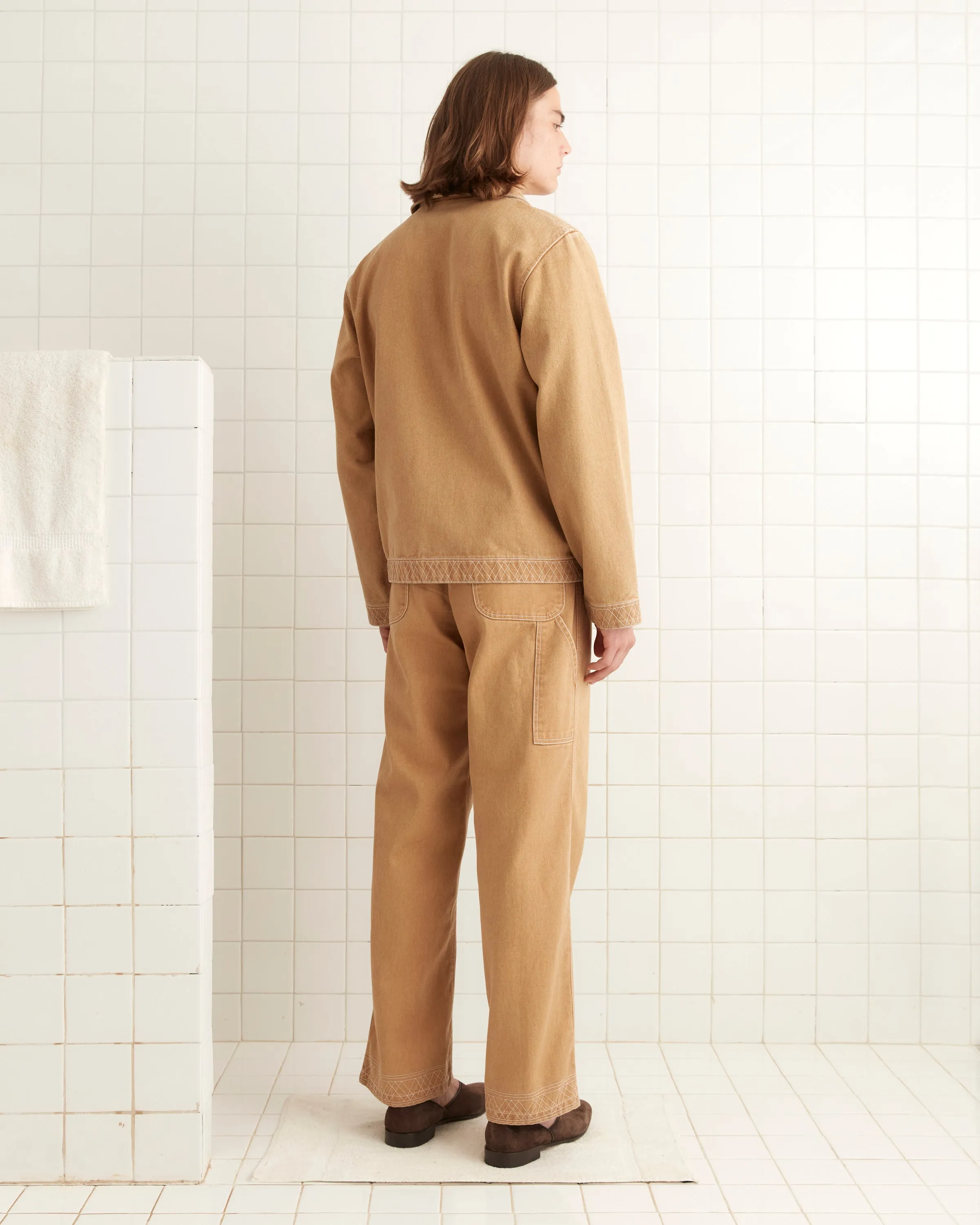 Embroidered Knolly Brook Pullover - Brown sold by BODE product image thumbnail 4