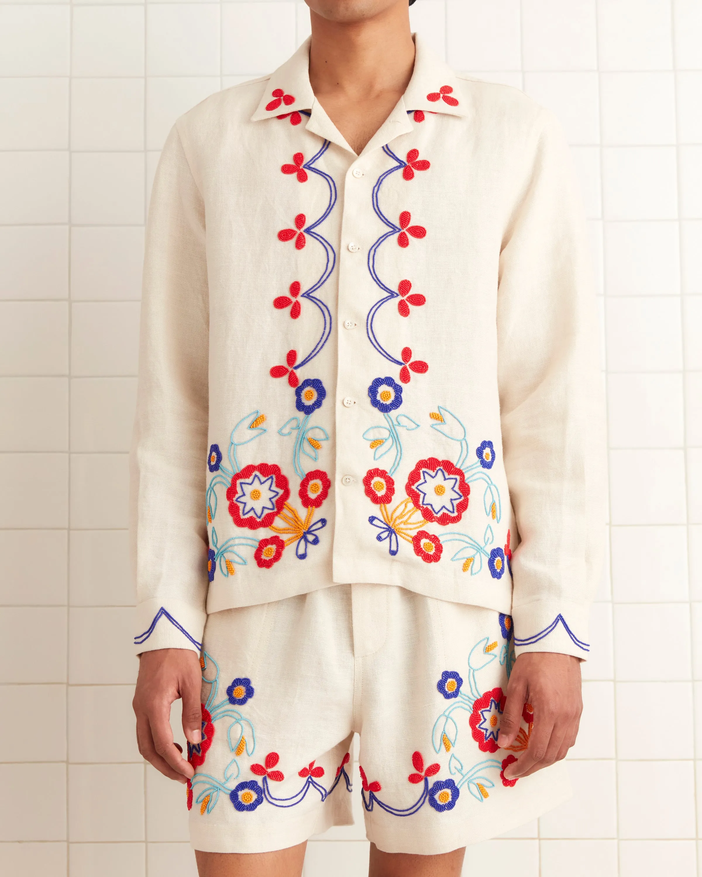 Beaded Garden Party Shirt sold by BODE product image thumbnail 2