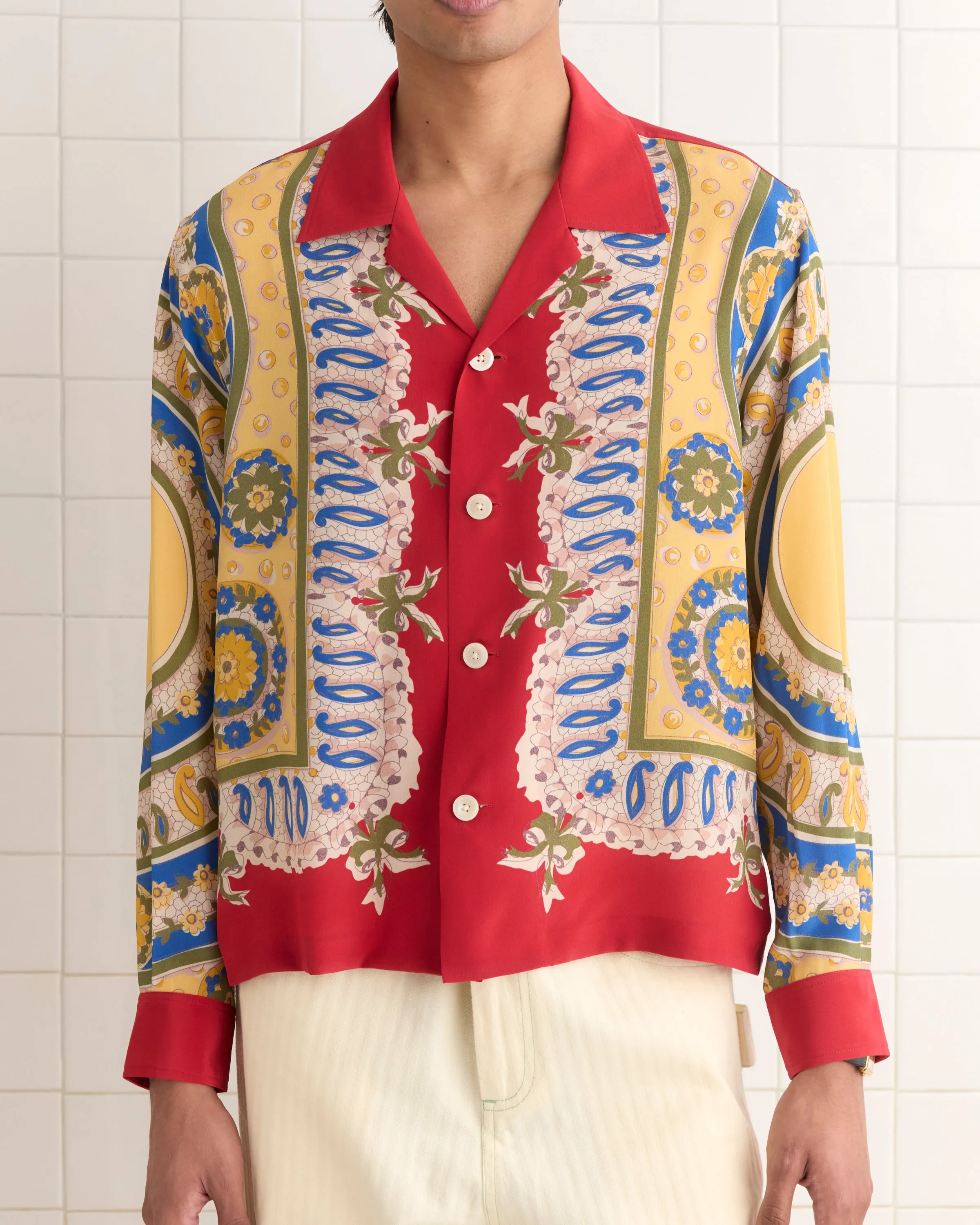 Bricolage Long Sleeve Shirt sold by BODE product image thumbnail 2