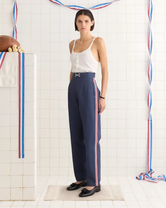 Monterrey Stripe Trousers sold by BODE