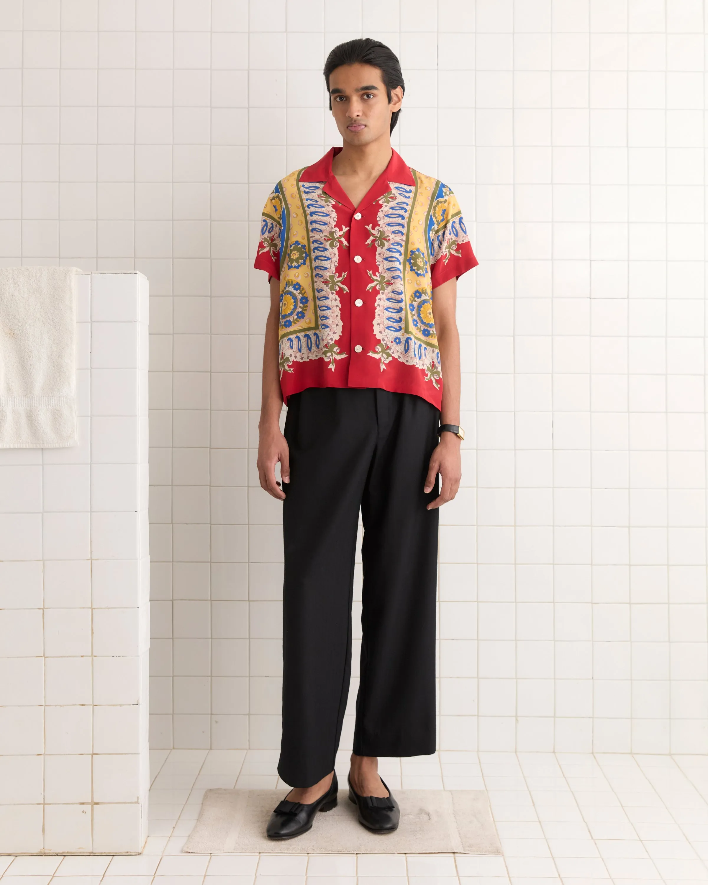 Bricolage Short Sleeve Shirt sold by BODE