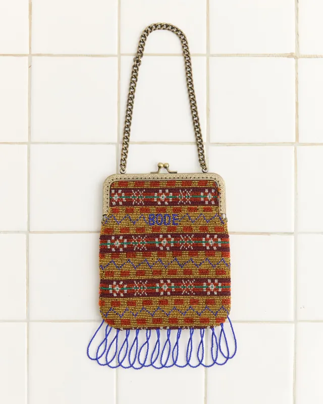 バッグ BODE Beaded Crochet Bag BODE BEADED CROCHET BAG LARGE - BLACK | Garmentory