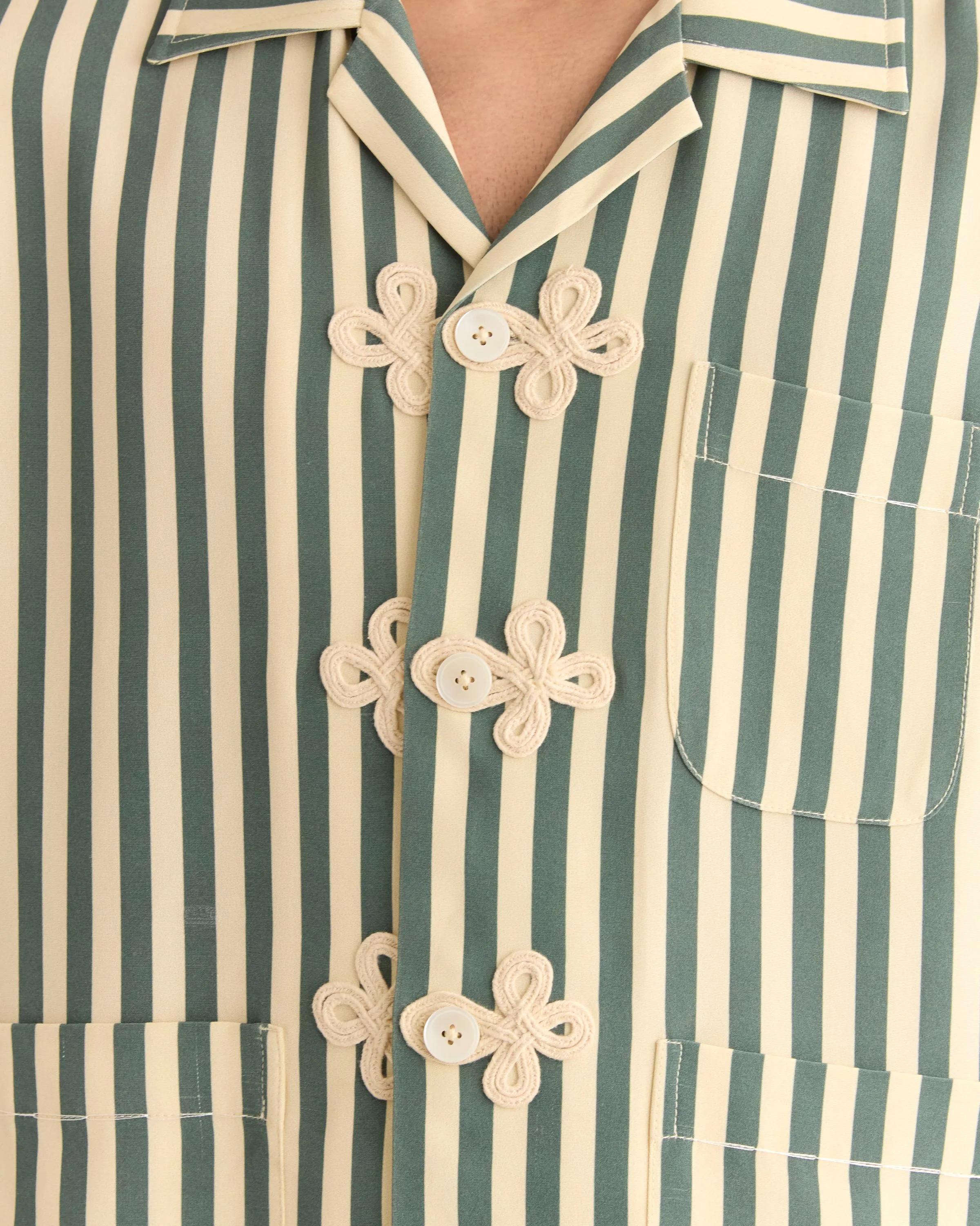 Soda Stripe Trillium Shirt sold by BODE product image thumbnail 2