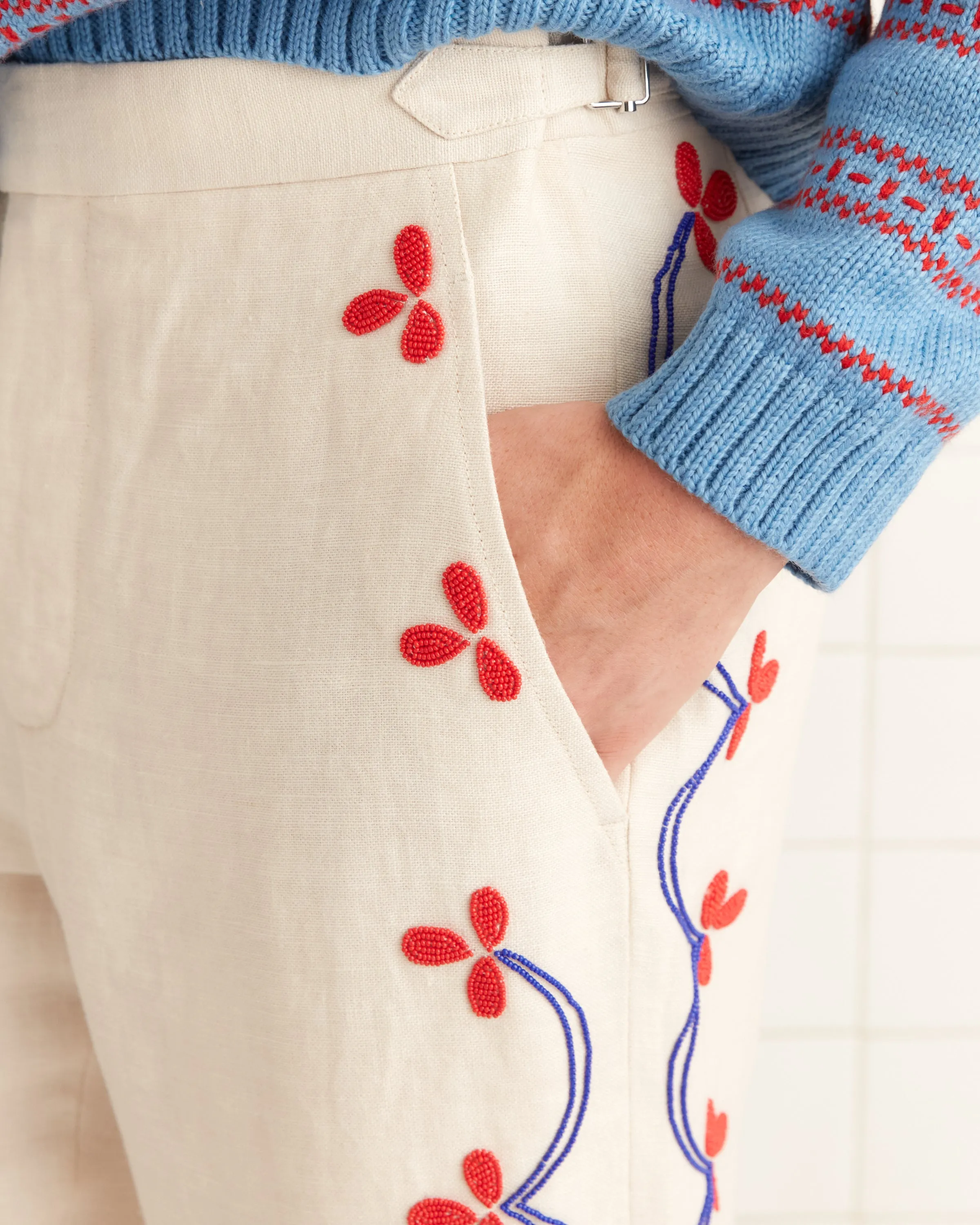 Beaded Garden Party Trousers sold by BODE product image thumbnail 2