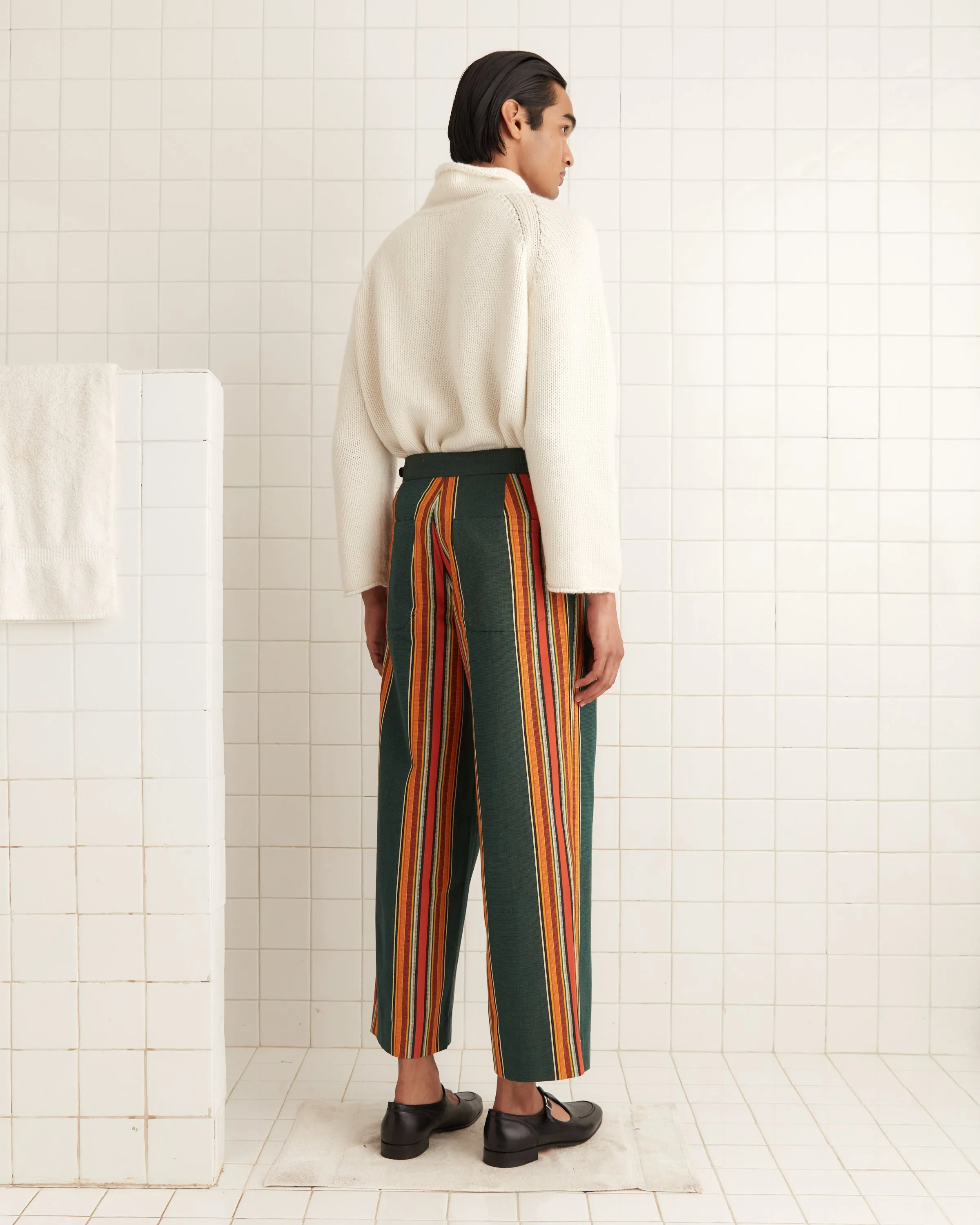 Parakeet Stripe Trousers sold by BODE product image thumbnail 3