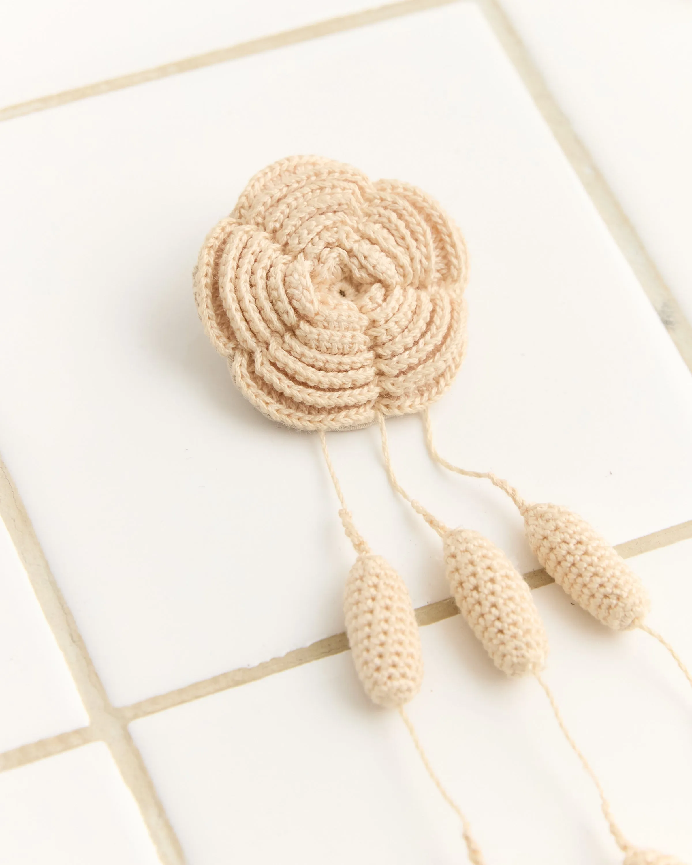 Blossom Earrings - Cream sold by BODE product image thumbnail 2