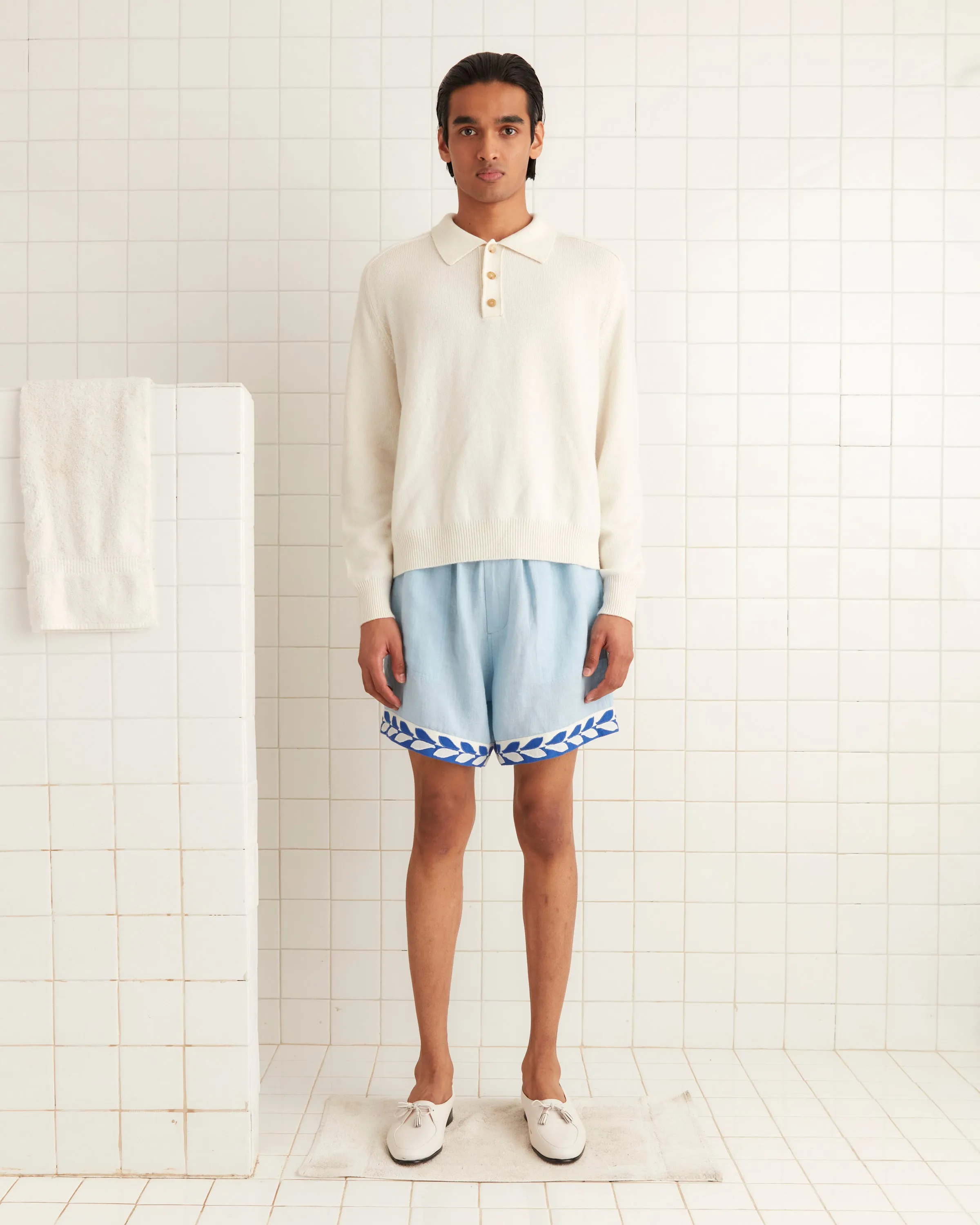 Seedling Stripe Shorts sold by BODE