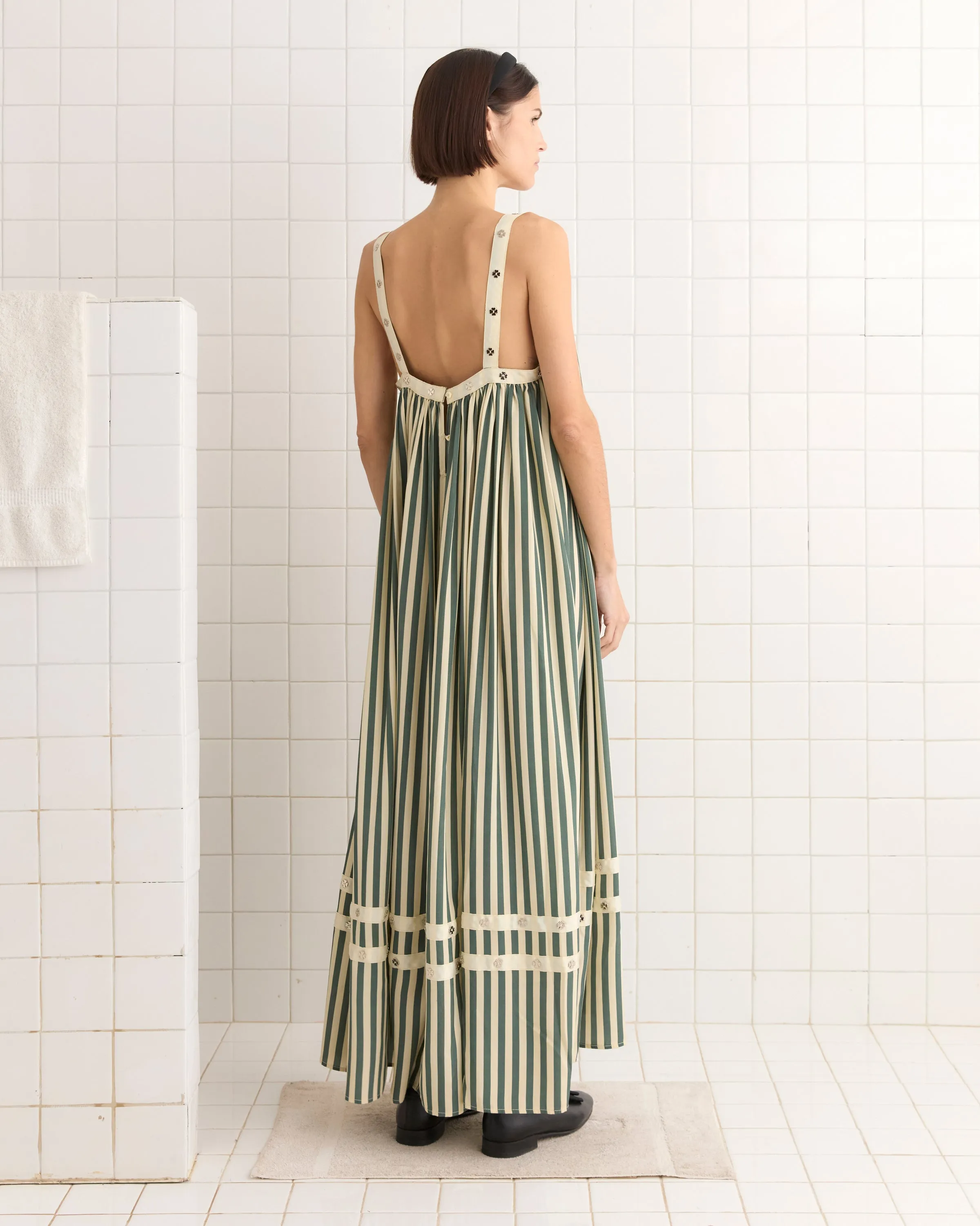 Soda Stripe Dress sold by BODE product image thumbnail 3